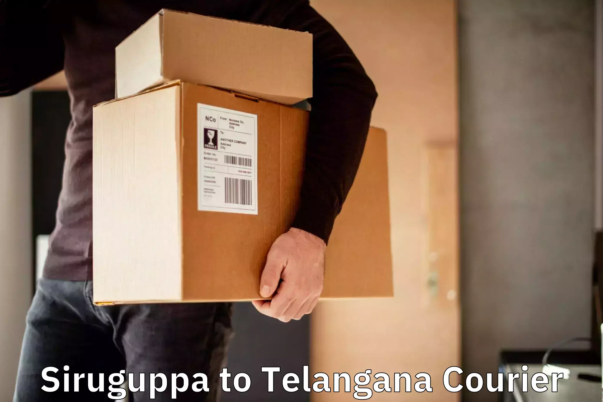 Custom courier packaging Siruguppa to Yellandu
