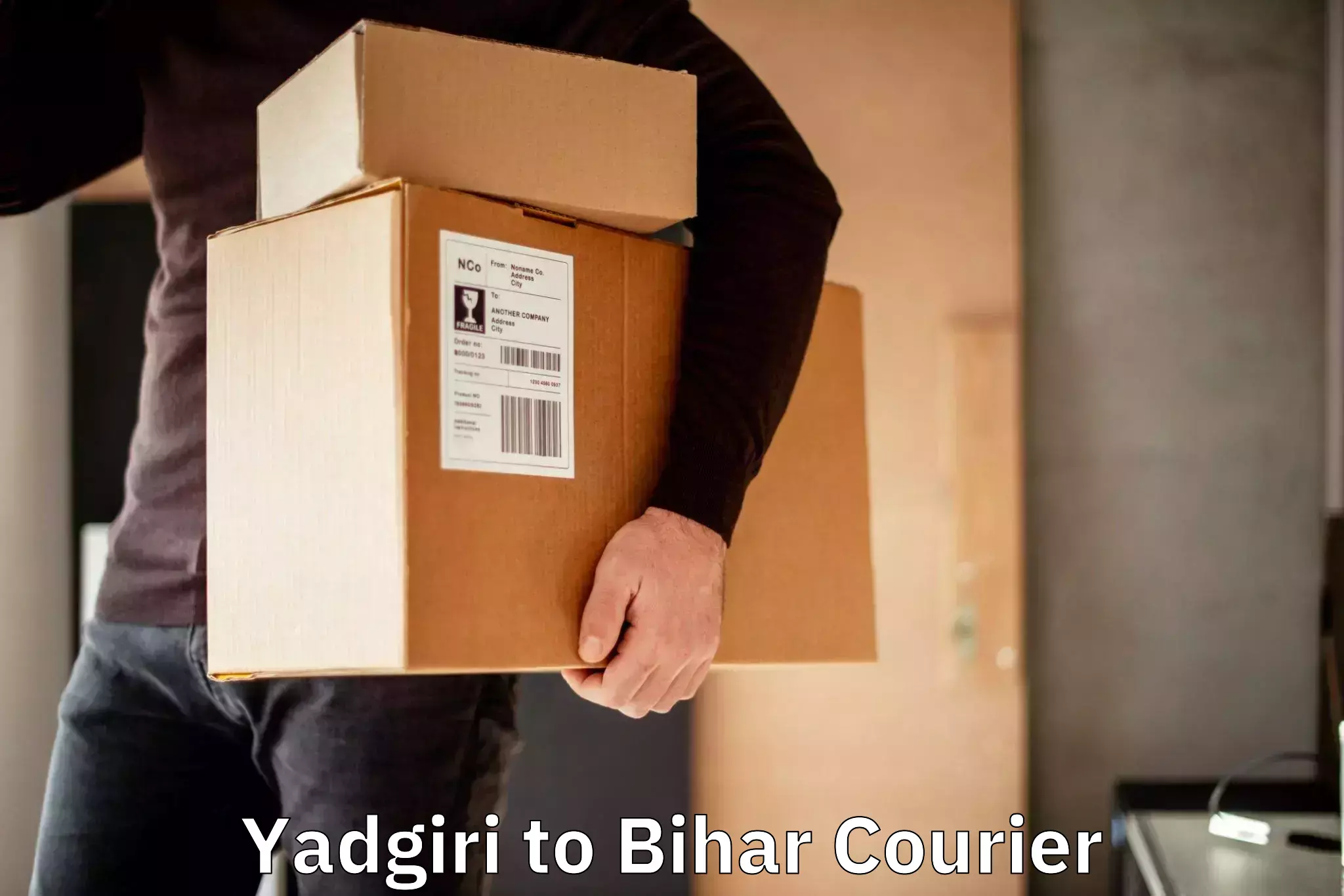 Package delivery network Yadgiri to Kanker Nabinagar