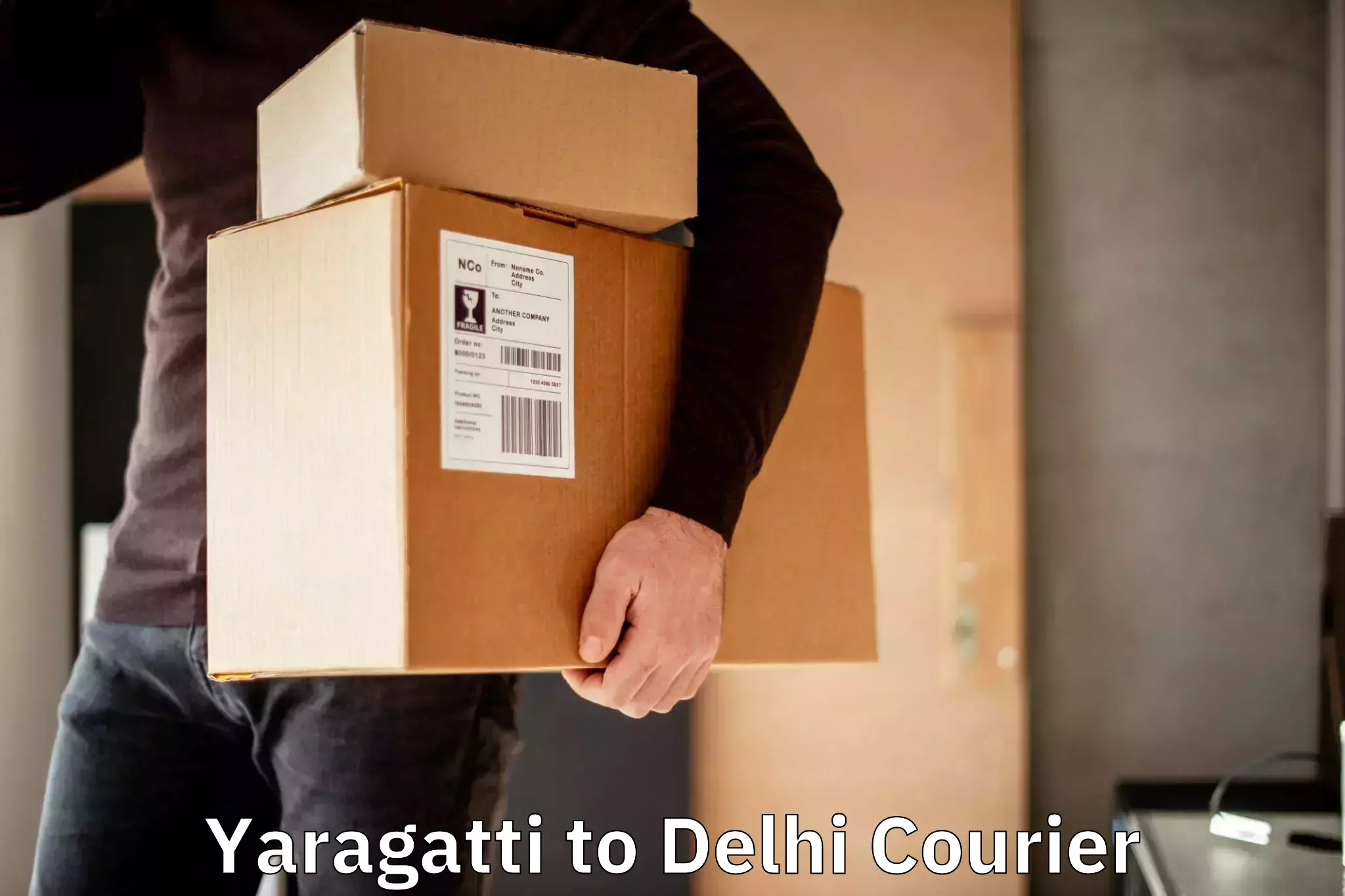 Full-service courier options Yaragatti to Indraprastha