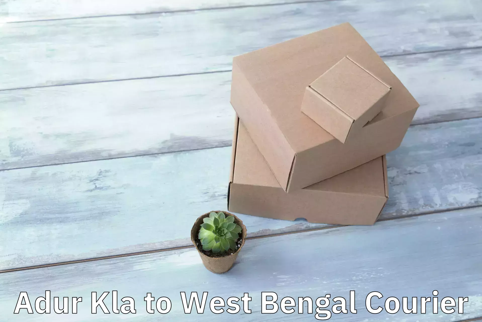 User-friendly courier app Adur Kla to West Bengal