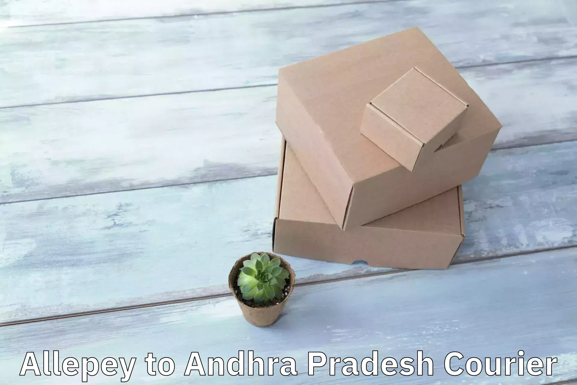 Smart shipping technology Allepey to Andhra Pradesh