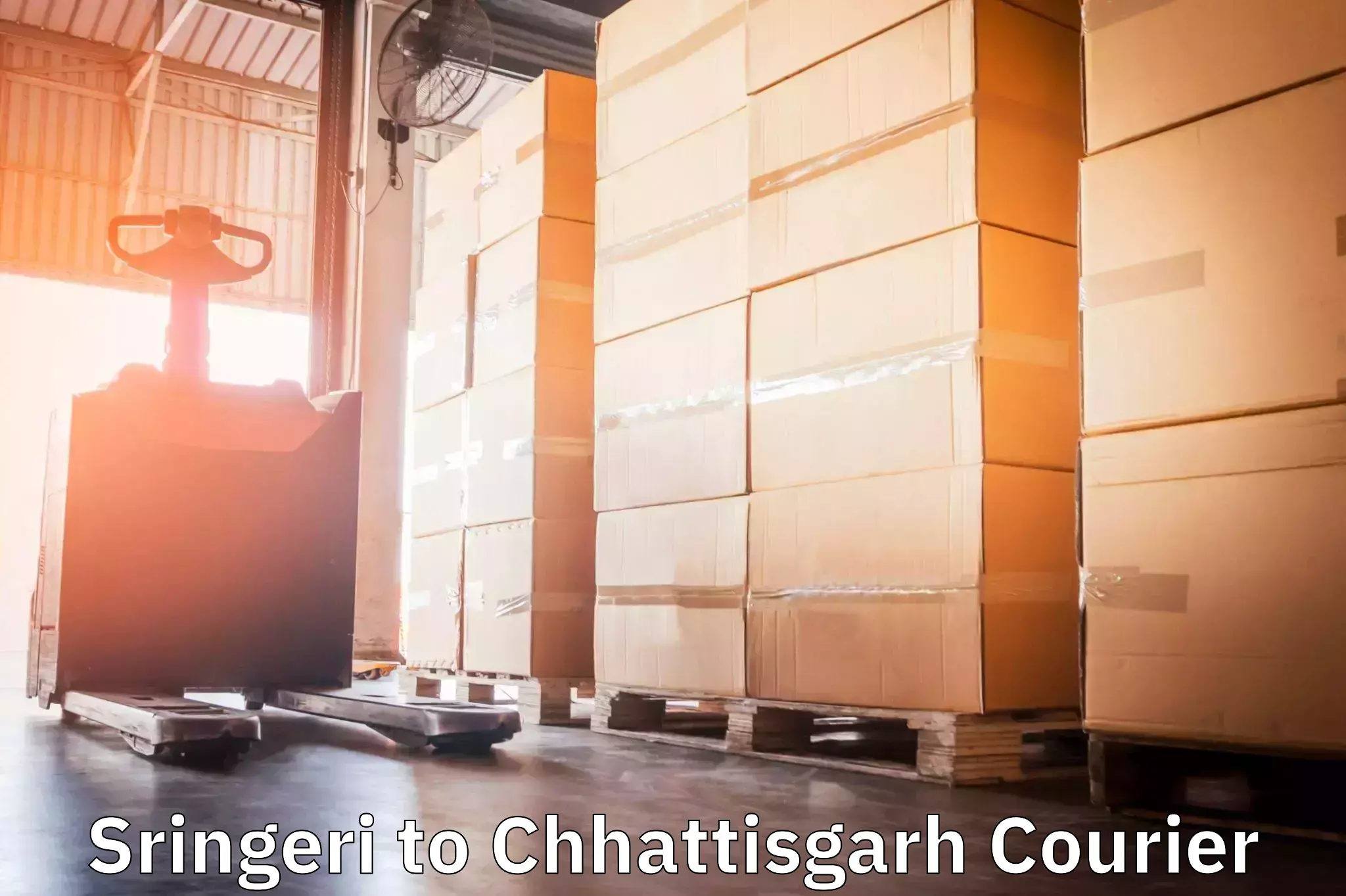 Multi-city courier Sringeri to Janjgir Champa