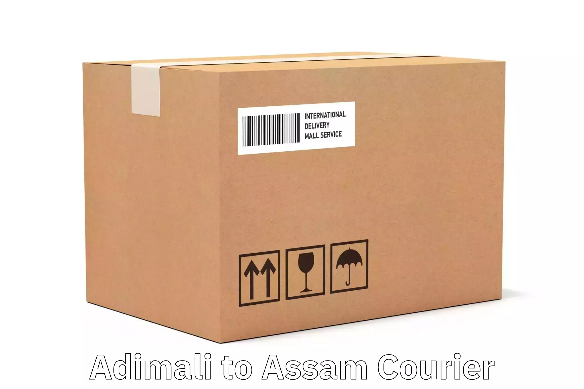 Reliable parcel services Adimali to Biswanath