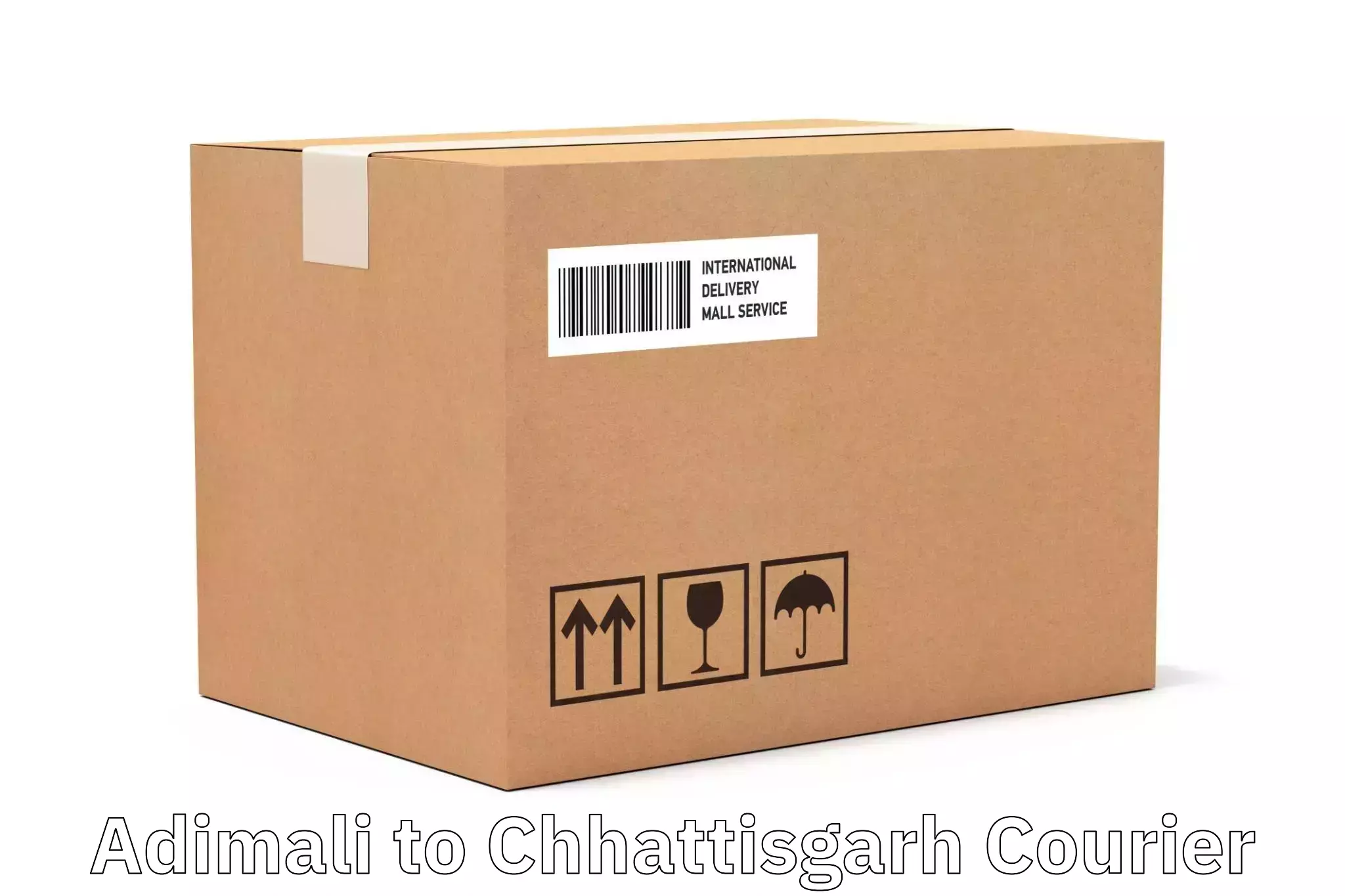 Custom courier packaging Adimali to Wadrafnagar