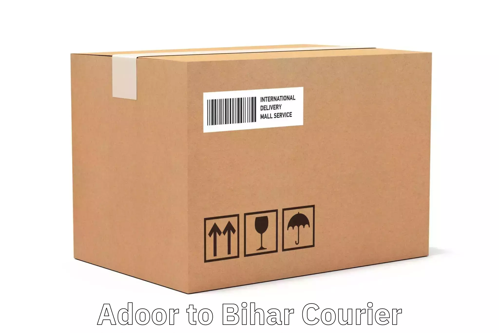 Efficient parcel service Adoor to Bettiah