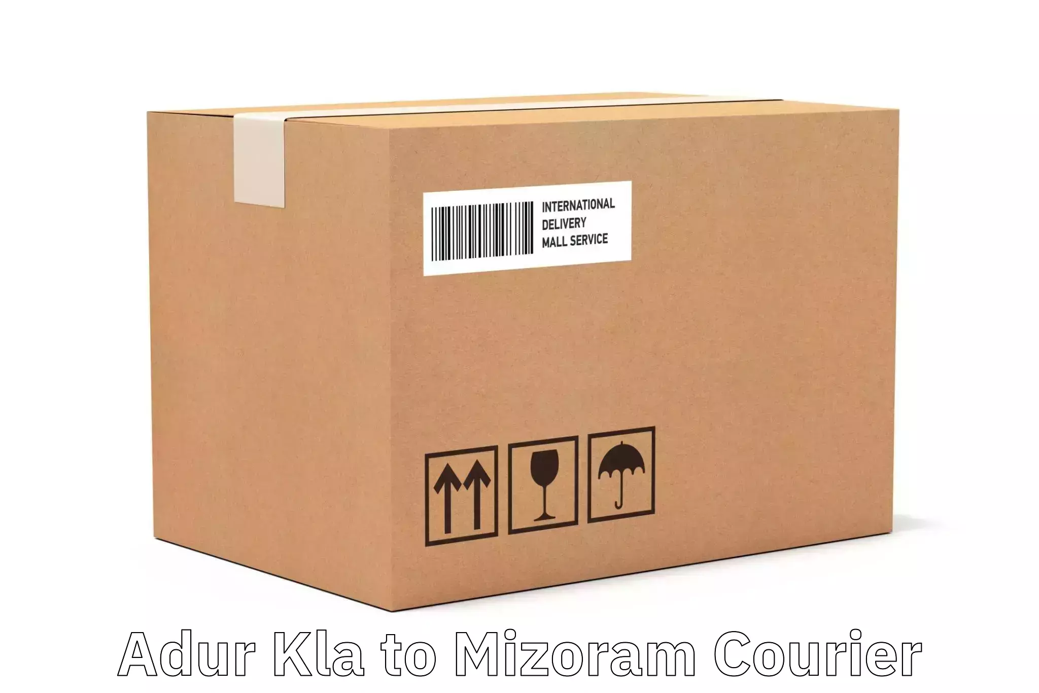 Advanced parcel tracking in Adur Kla to Thenzawl