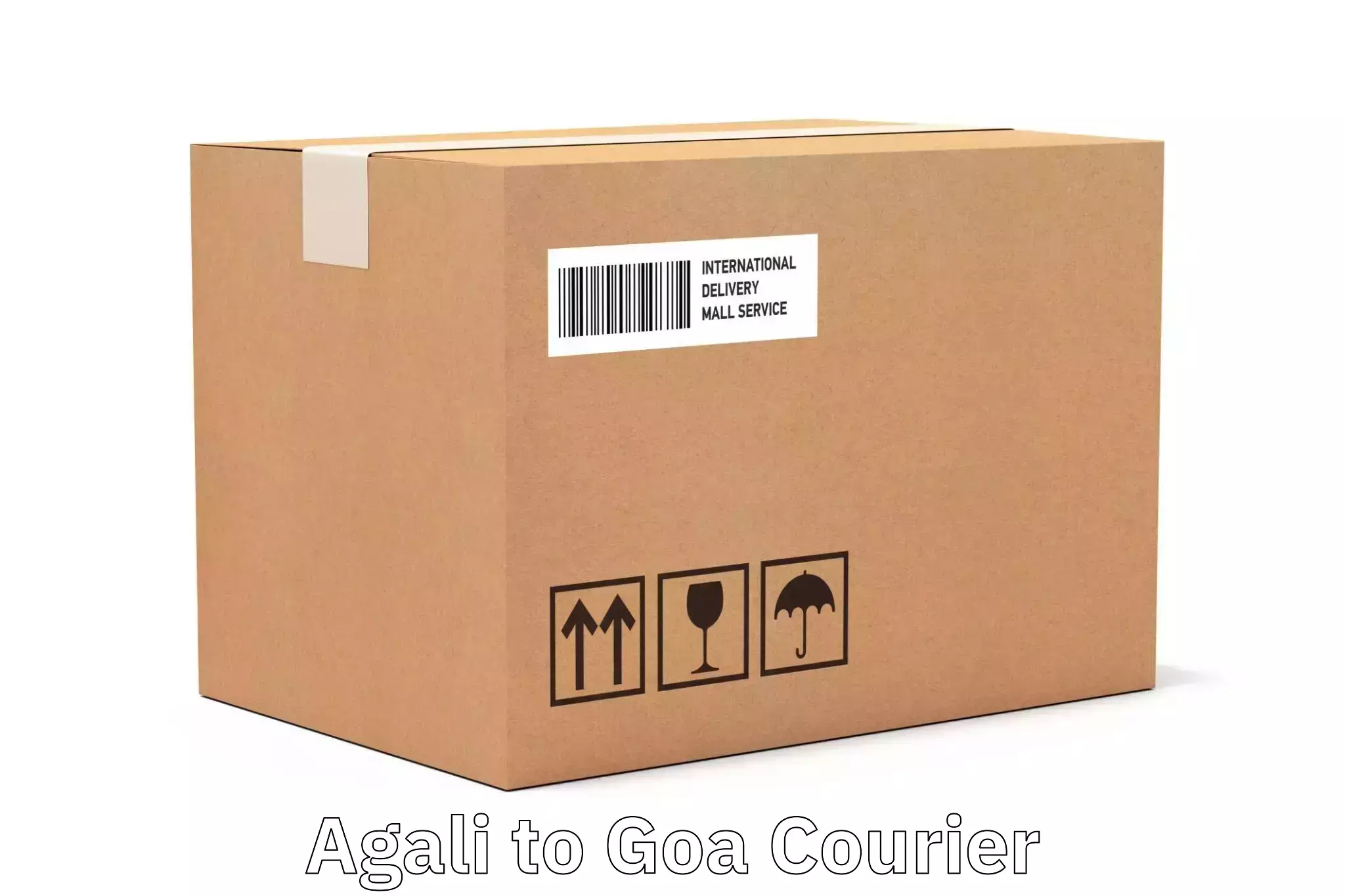 Personalized courier experiences Agali to NIT Goa