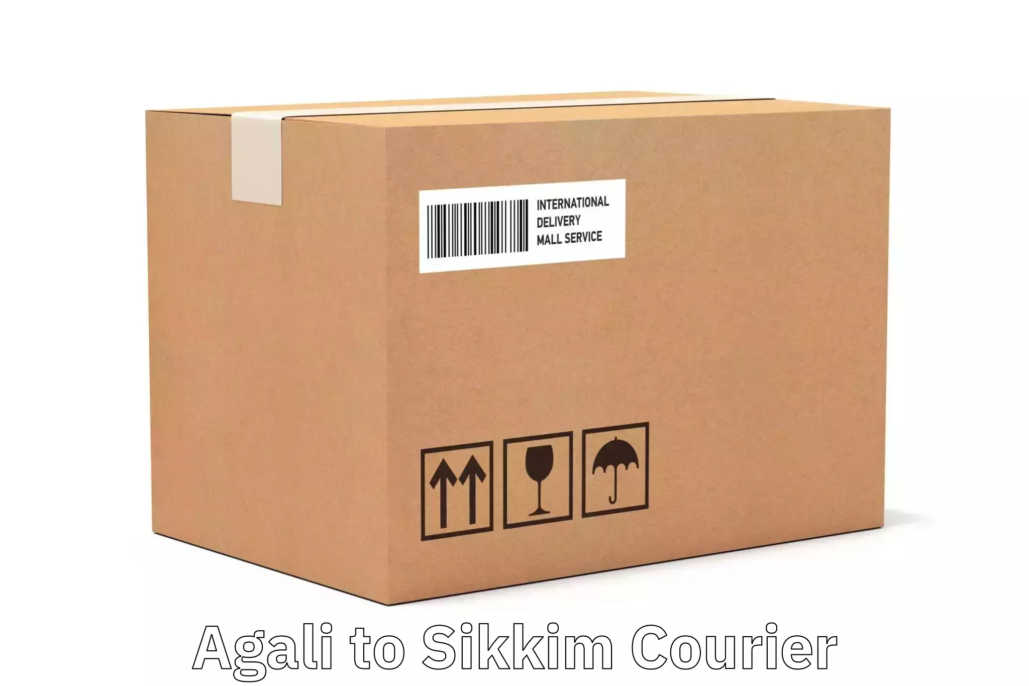 High-priority parcel service Agali to Ravangla