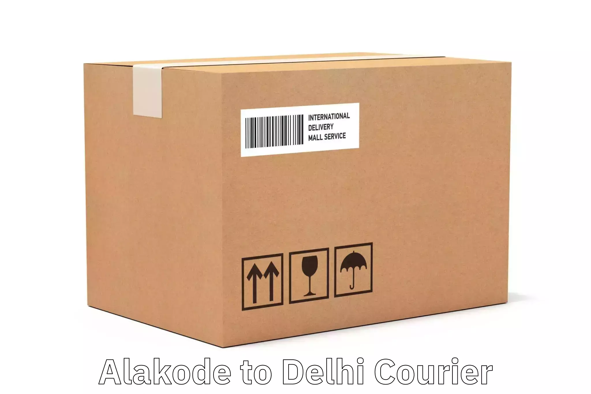 Advanced parcel tracking Alakode to Delhi