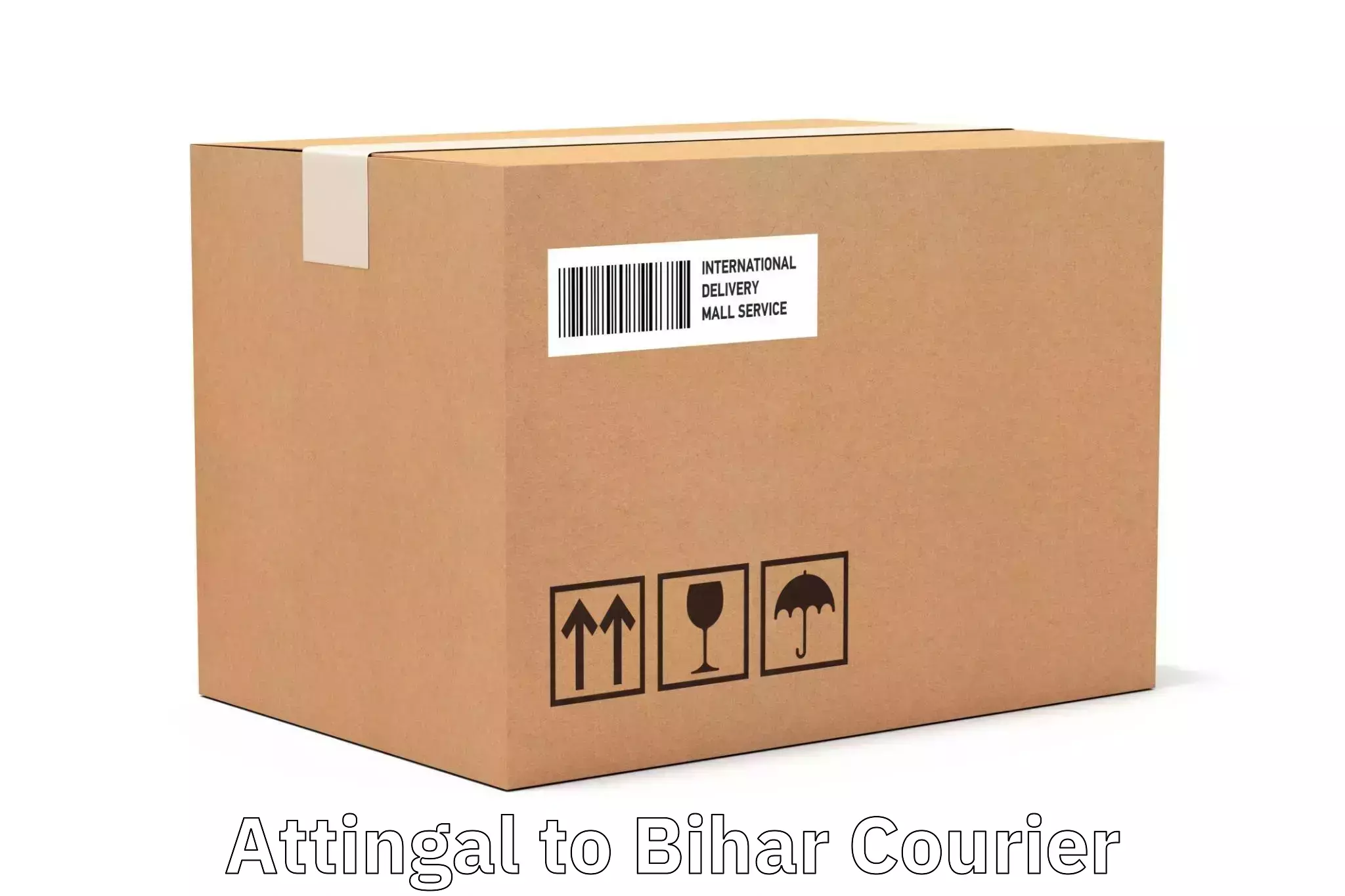 Automated parcel services Attingal to Arrah