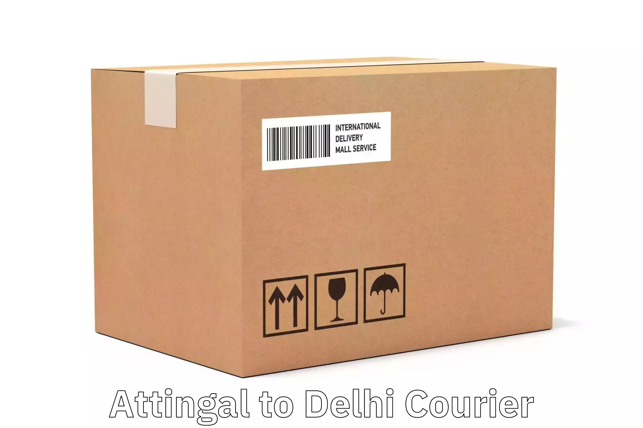 Parcel handling and care Attingal to Naraina Industrial Estate