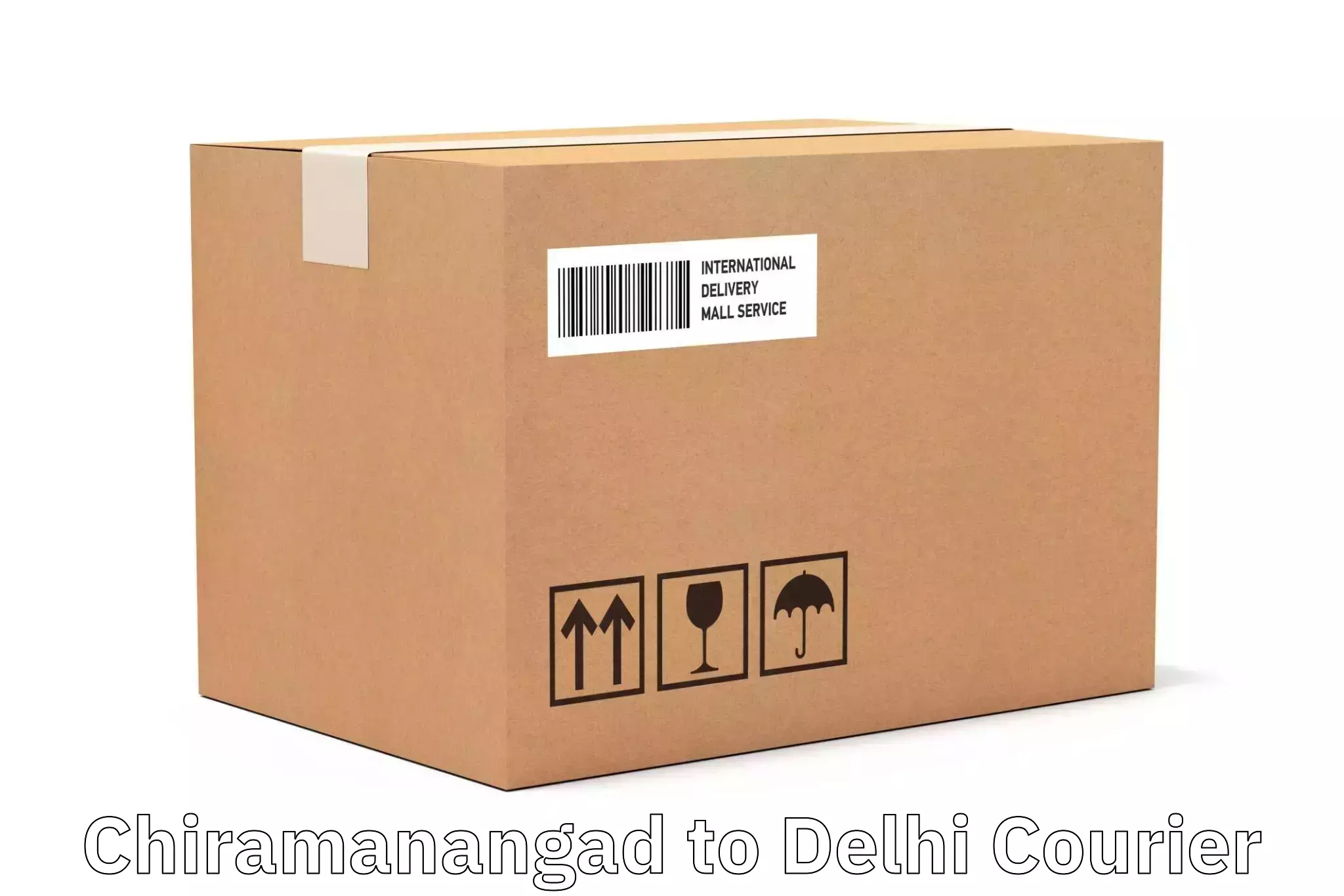 Residential courier service Chiramanangad to Delhi