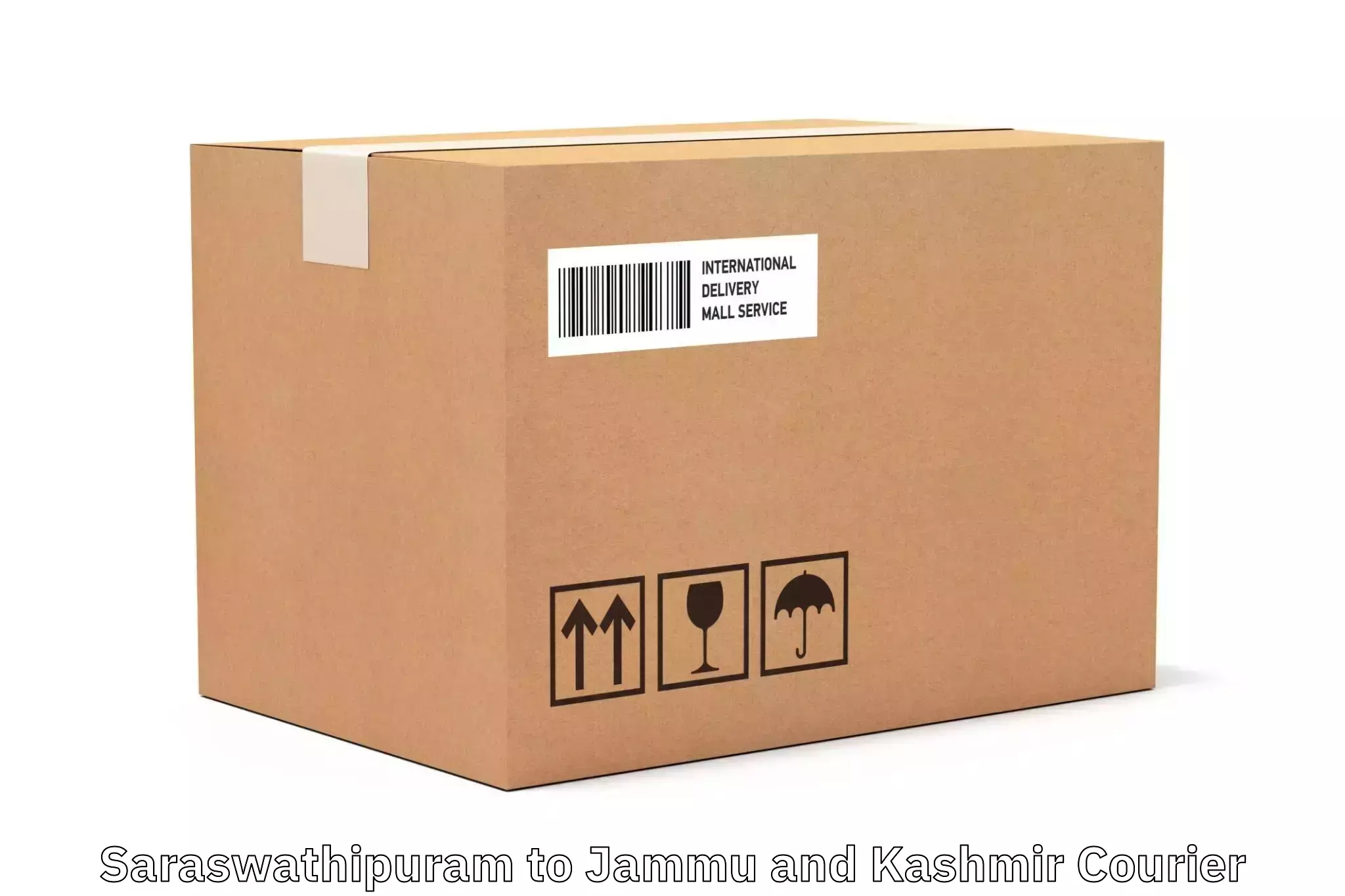 State-of-the-art courier technology Saraswathipuram to Jammu and Kashmir