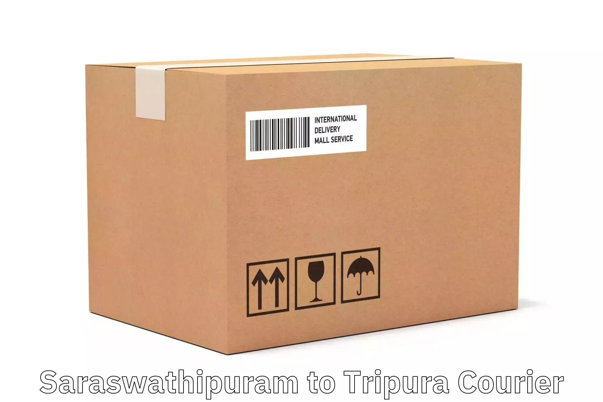 Courier service booking Saraswathipuram to Teliamura