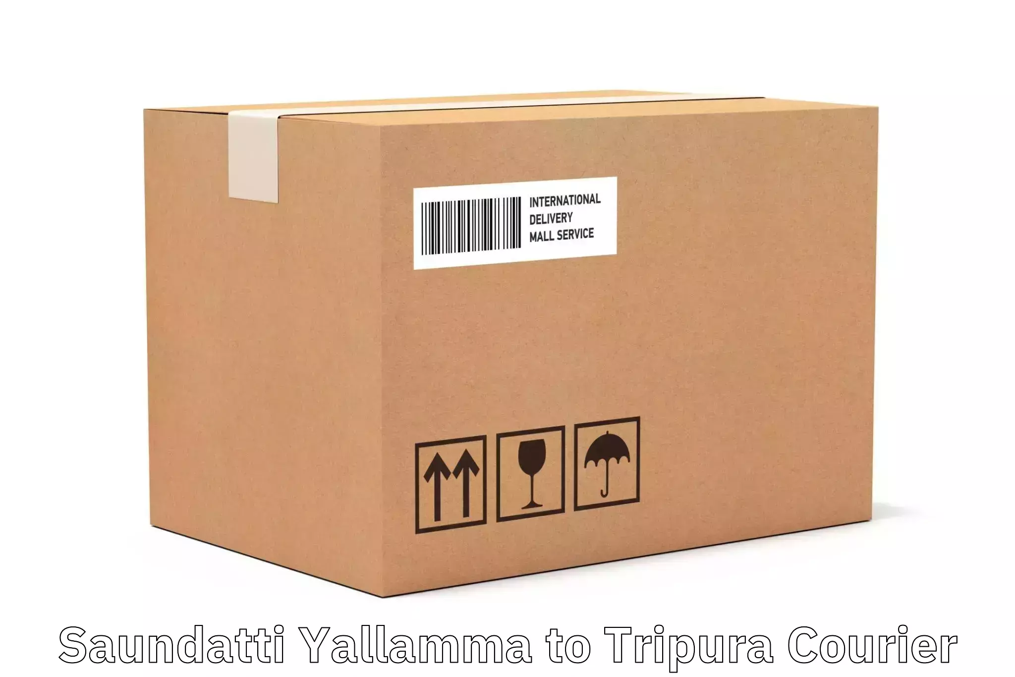 Courier service innovation Saundatti Yallamma to Tripura