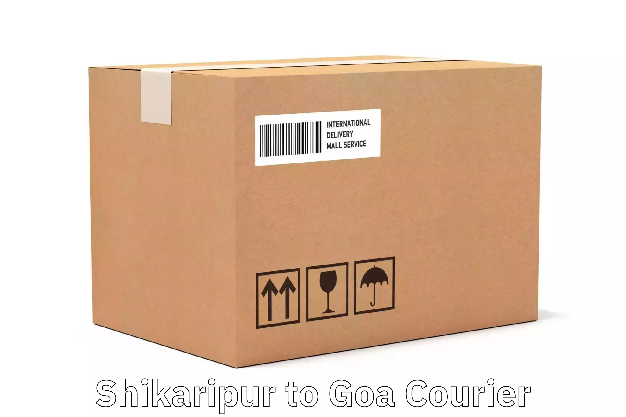 Modern courier technology in Shikaripur to IIT Goa
