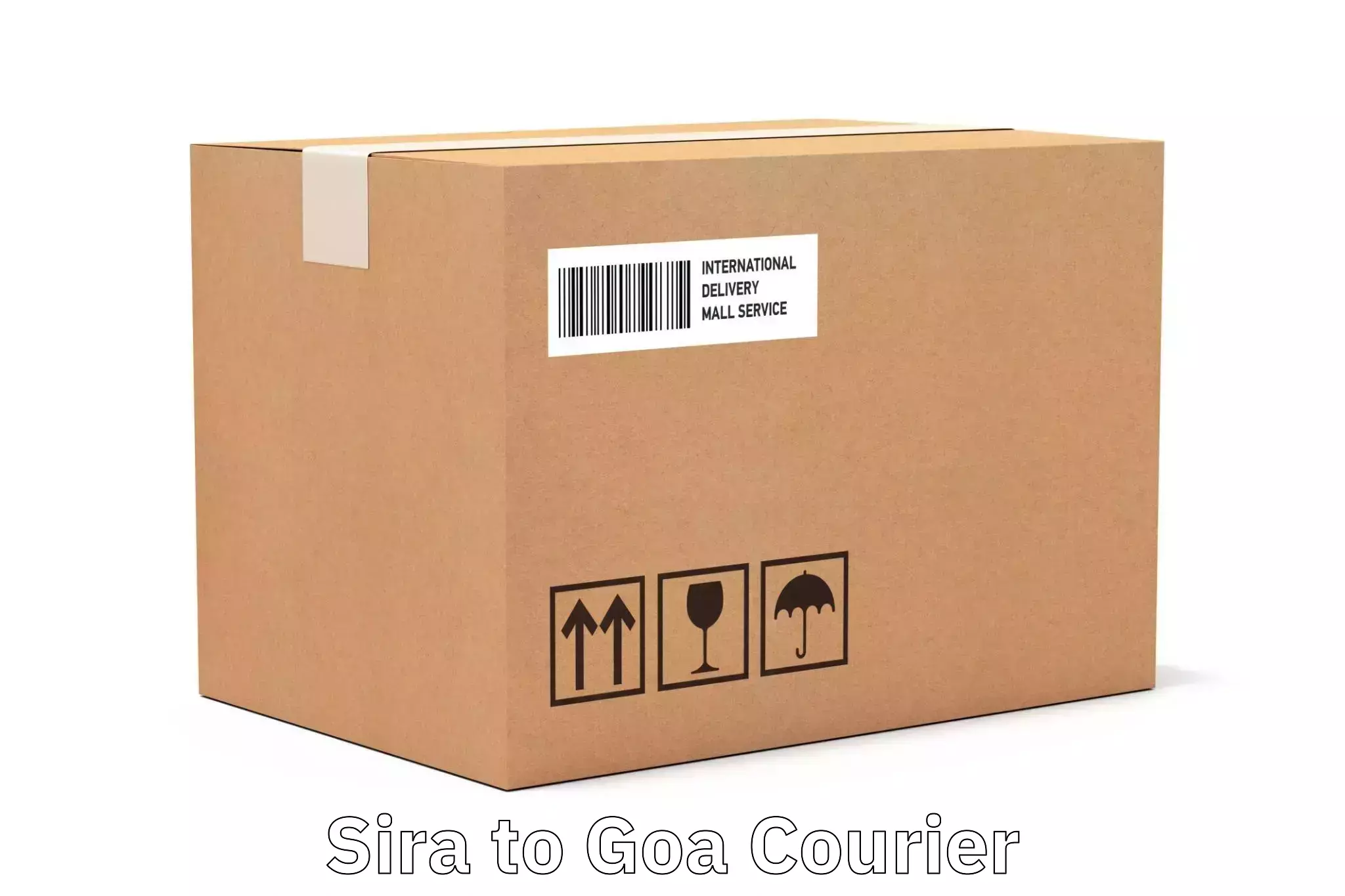 Premium courier services Sira to Panjim