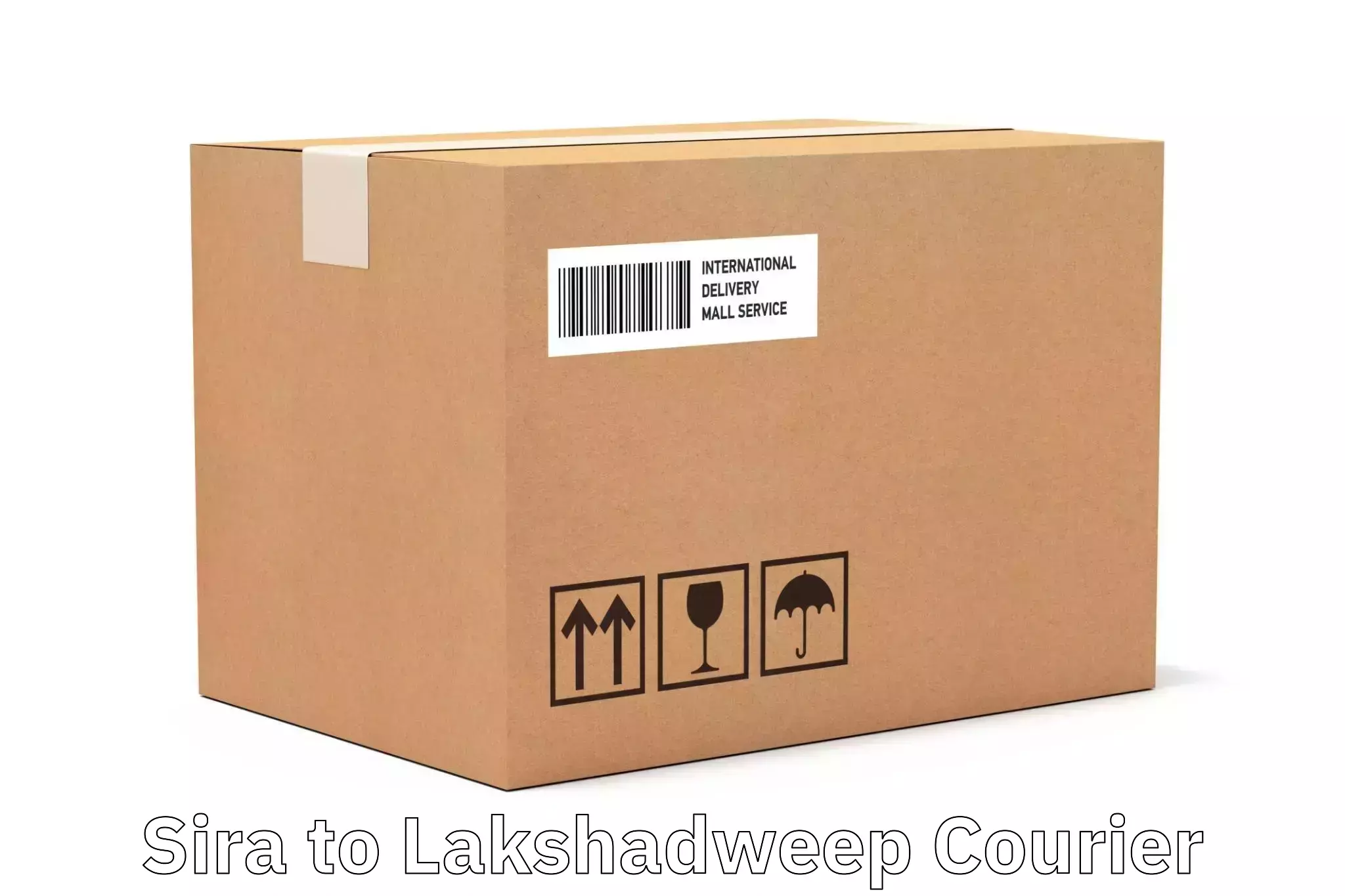Automated shipping processes Sira to Lakshadweep