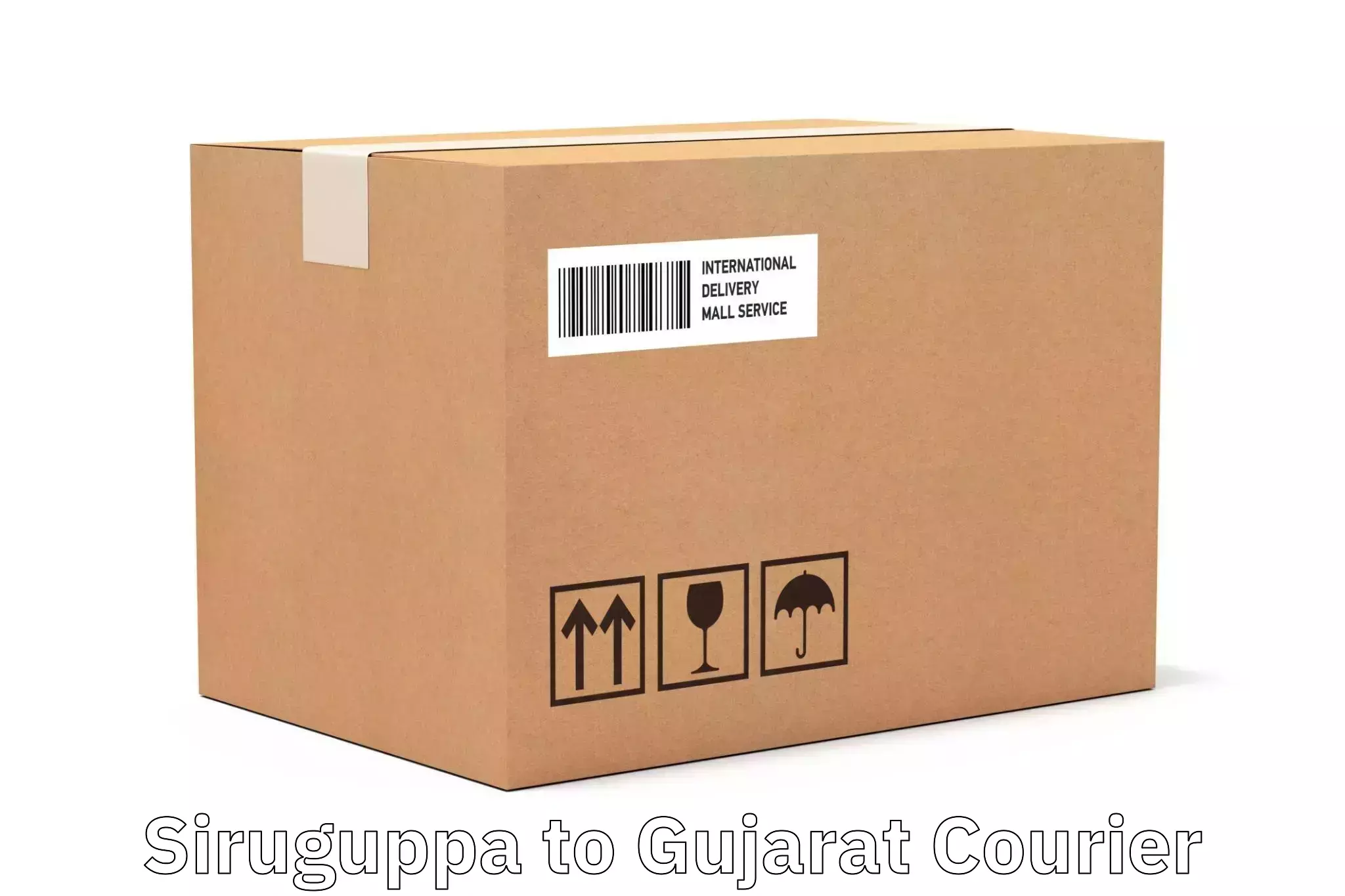 High-speed parcel service Siruguppa to Bhavnagar