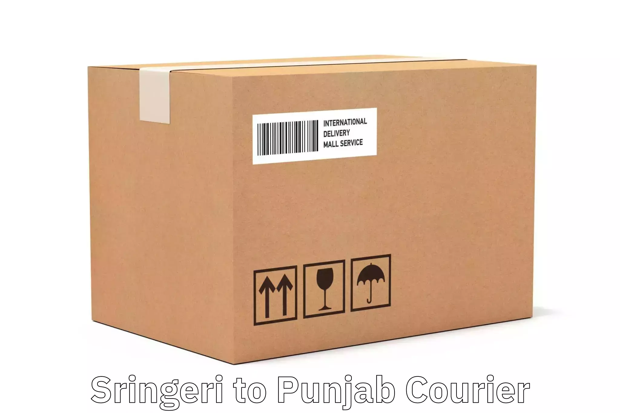 International parcel service Sringeri to Bathinda