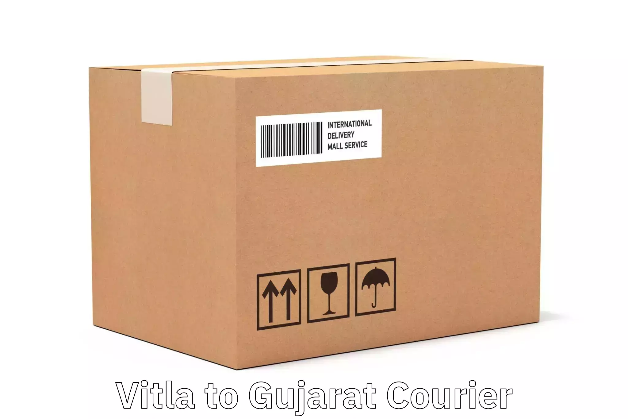 On-call courier service Vitla to Narmada Gujarat
