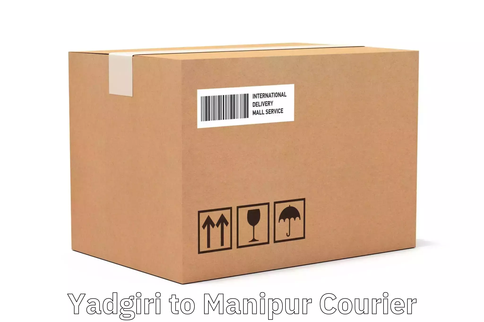 Cost-effective courier options Yadgiri to Thoubal