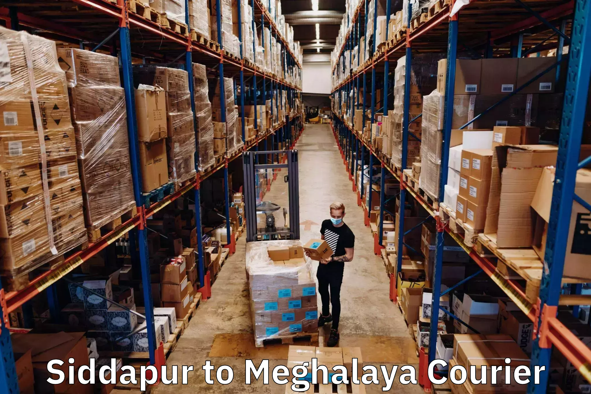 Affordable parcel rates Siddapur to Meghalaya
