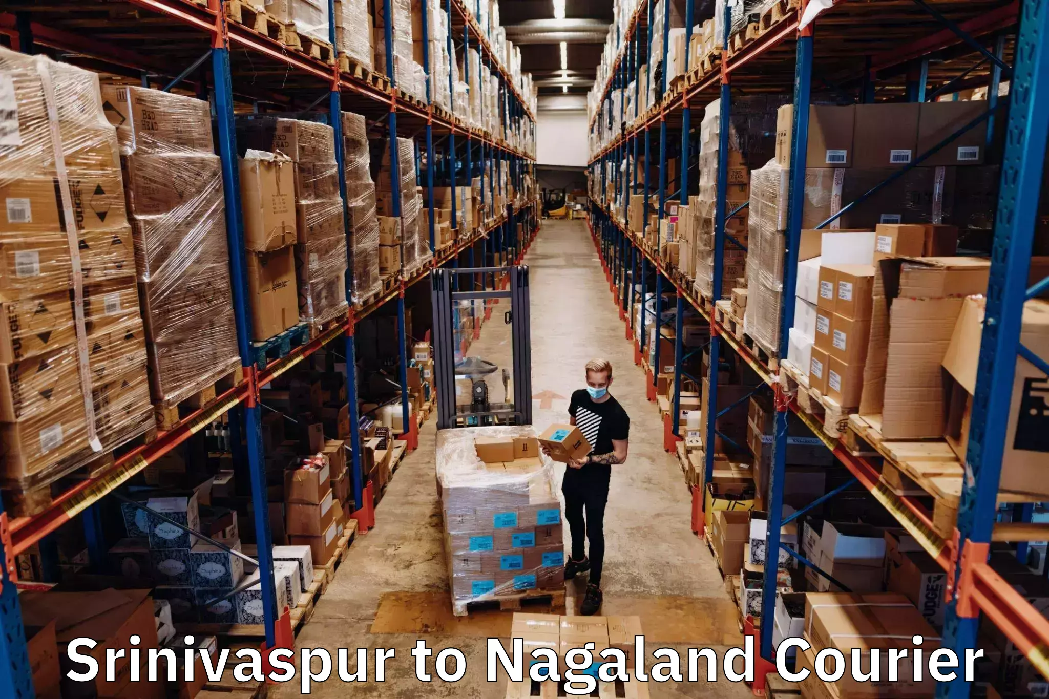 Fragile item shipping Srinivaspur to Tuensang