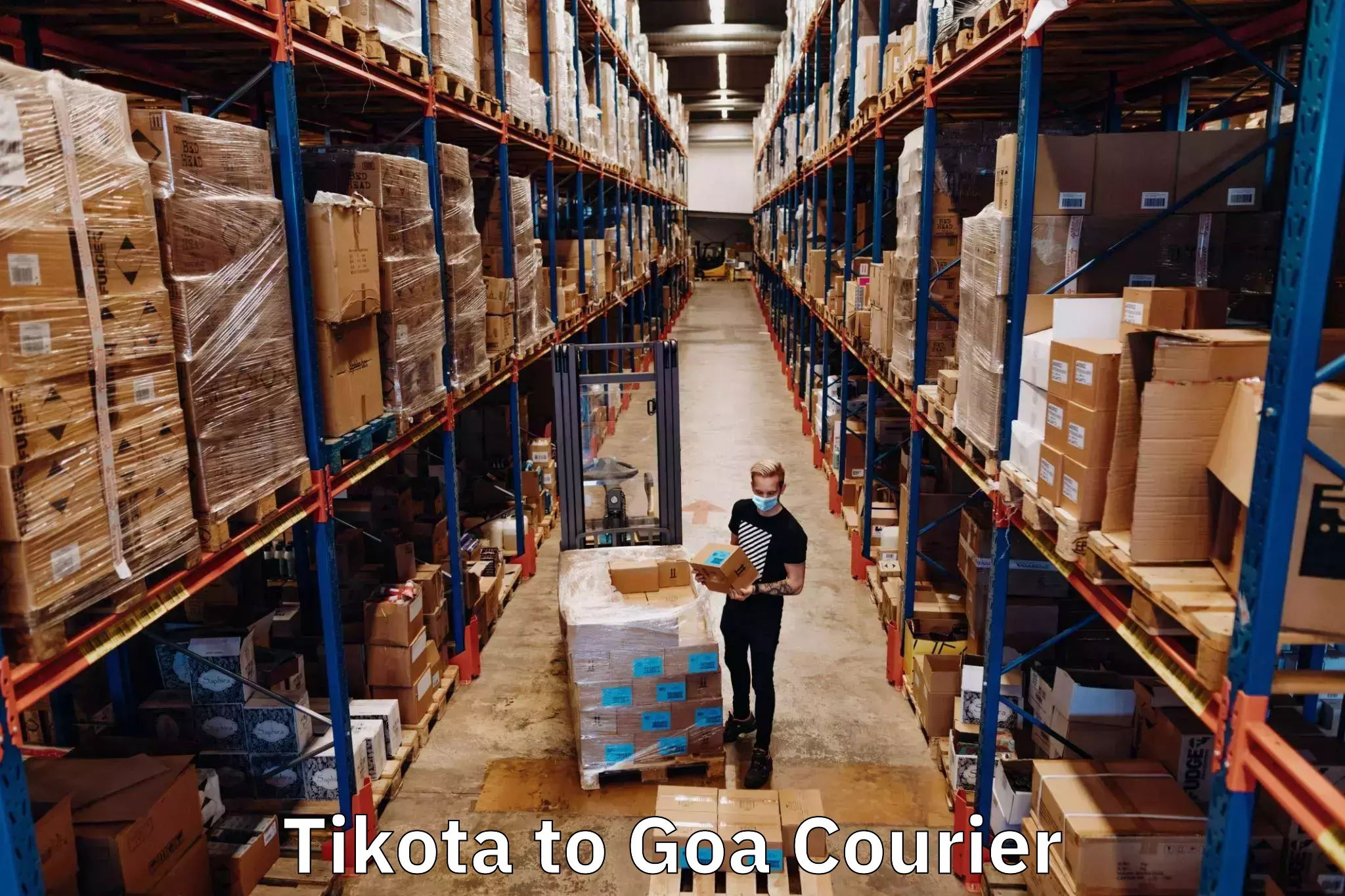 Nationwide parcel services Tikota to Goa