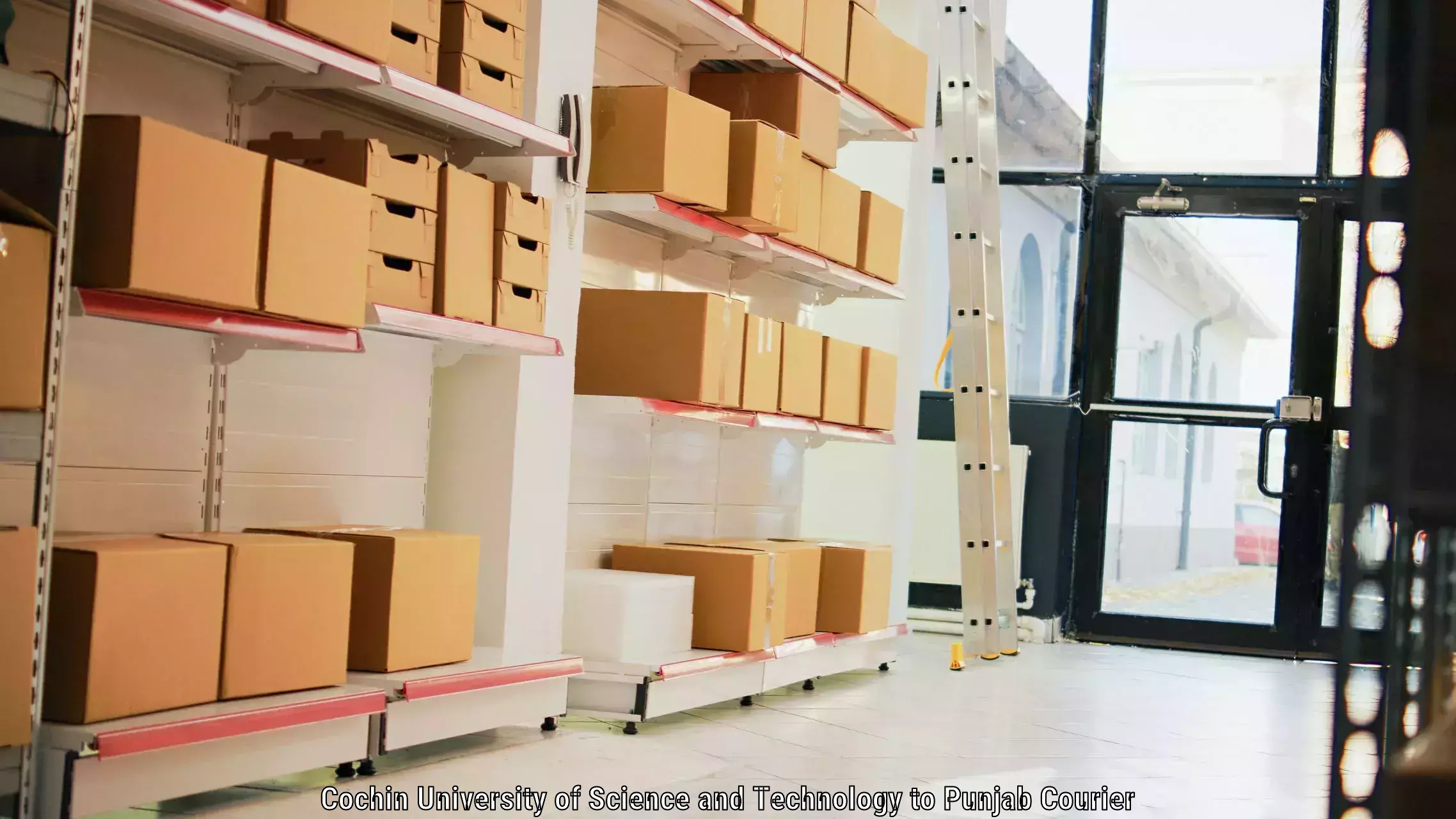Luggage shipping logistics Cochin University of Science and Technology to Mukerian