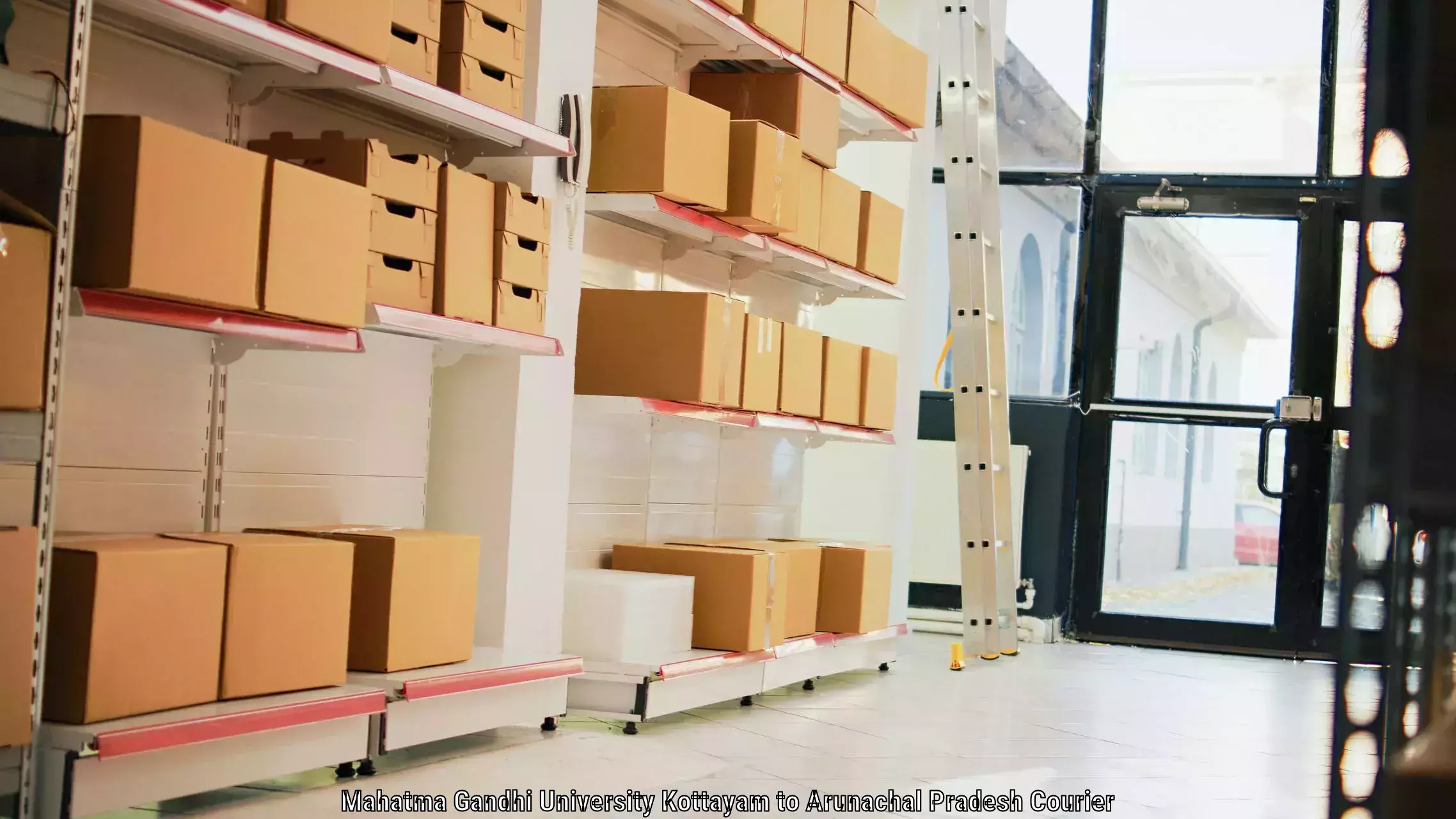 Luggage shipping solutions in Mahatma Gandhi University Kottayam to Rajiv Gandhi University Itanagar