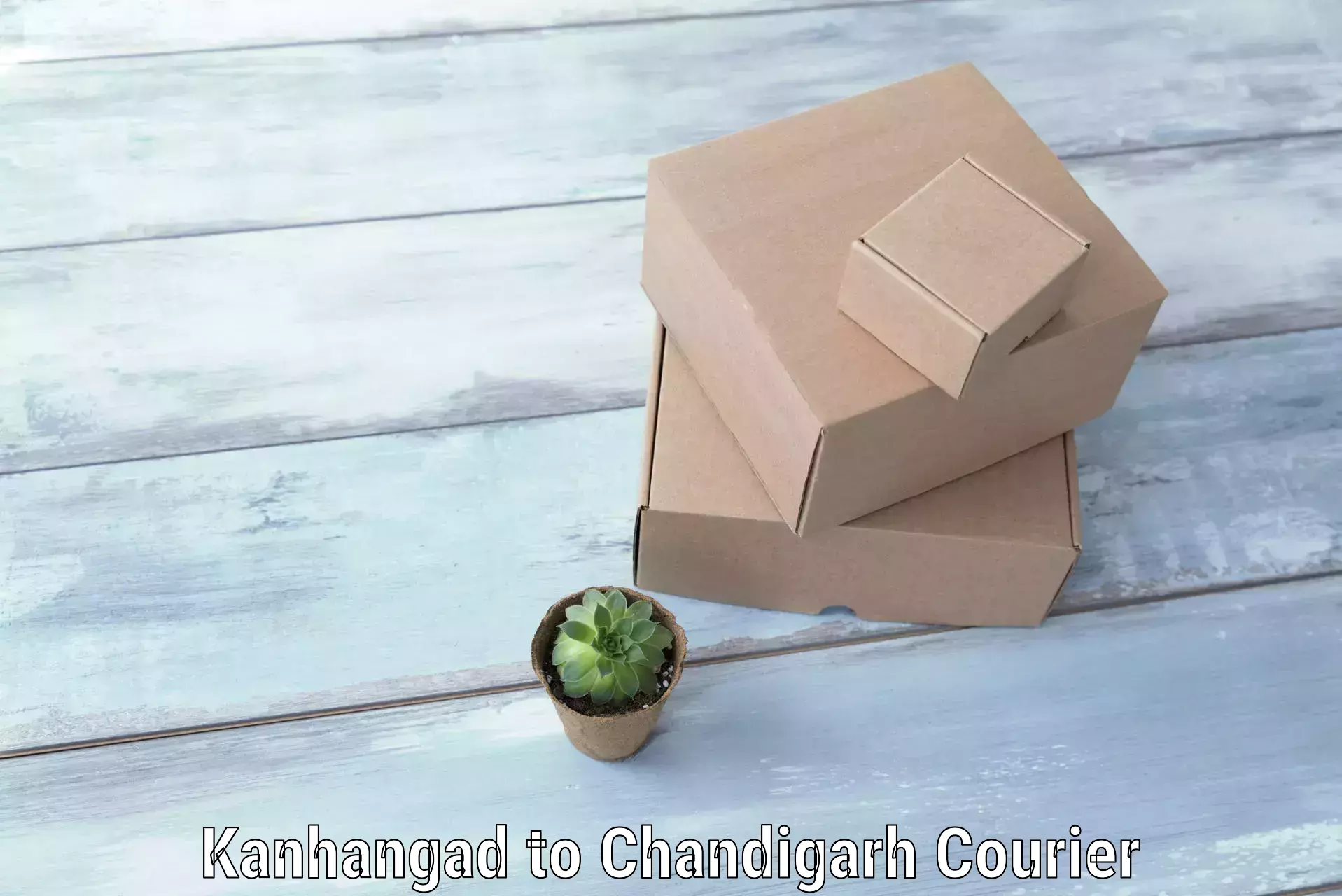 Baggage courier logistics in Kanhangad to Chandigarh