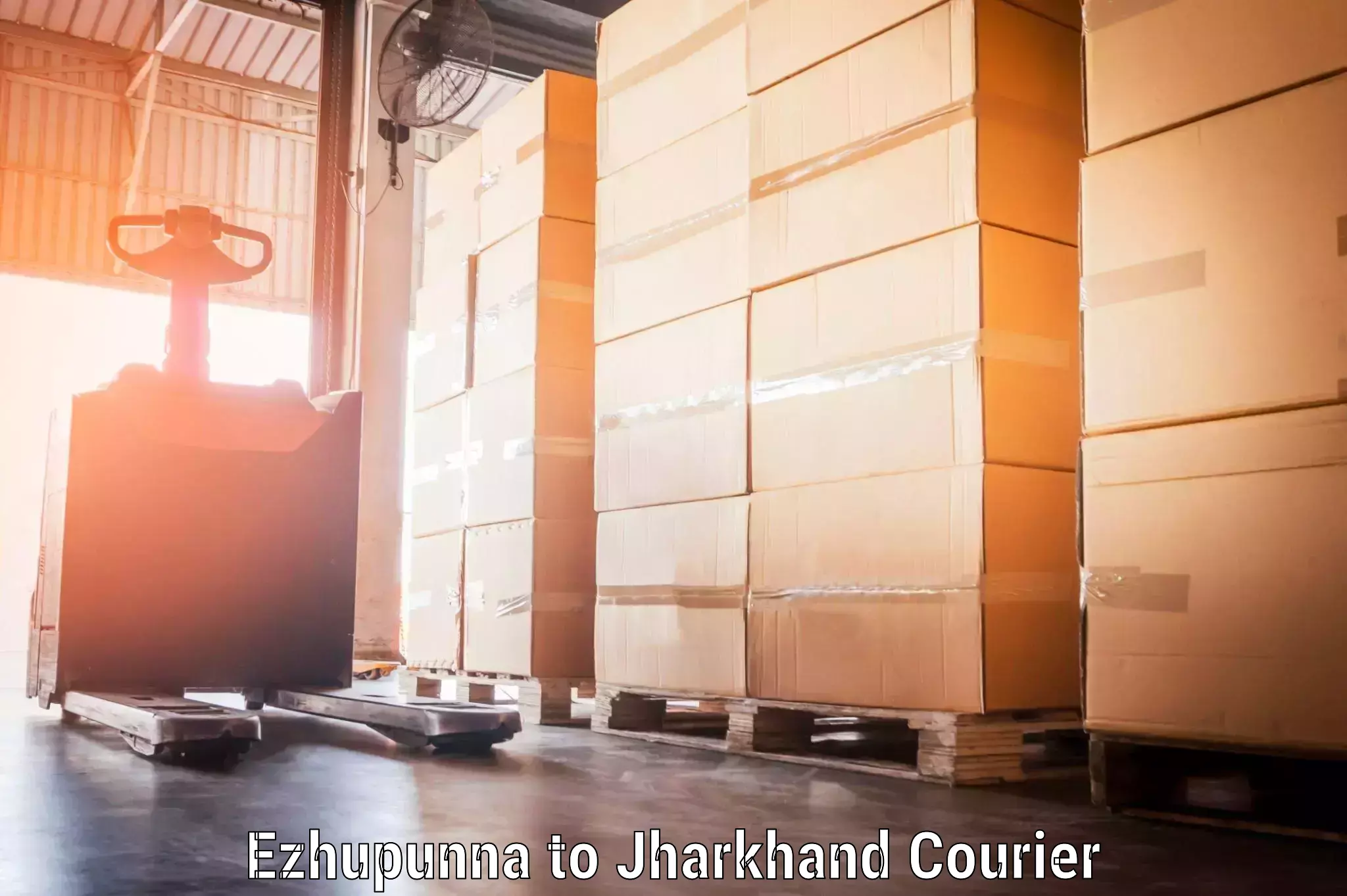 Door-to-door baggage service Ezhupunna to Dhanbad