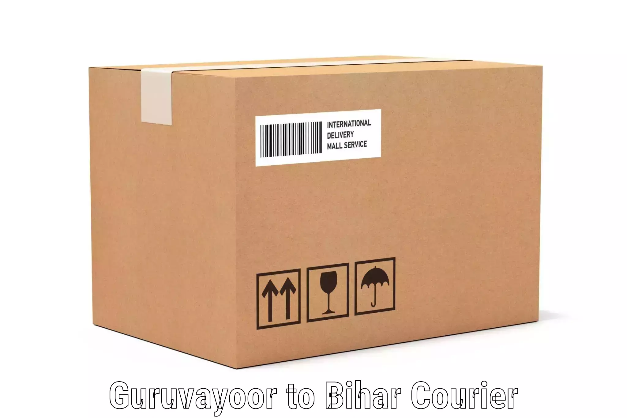 Luggage forwarding service Guruvayoor to Bihar