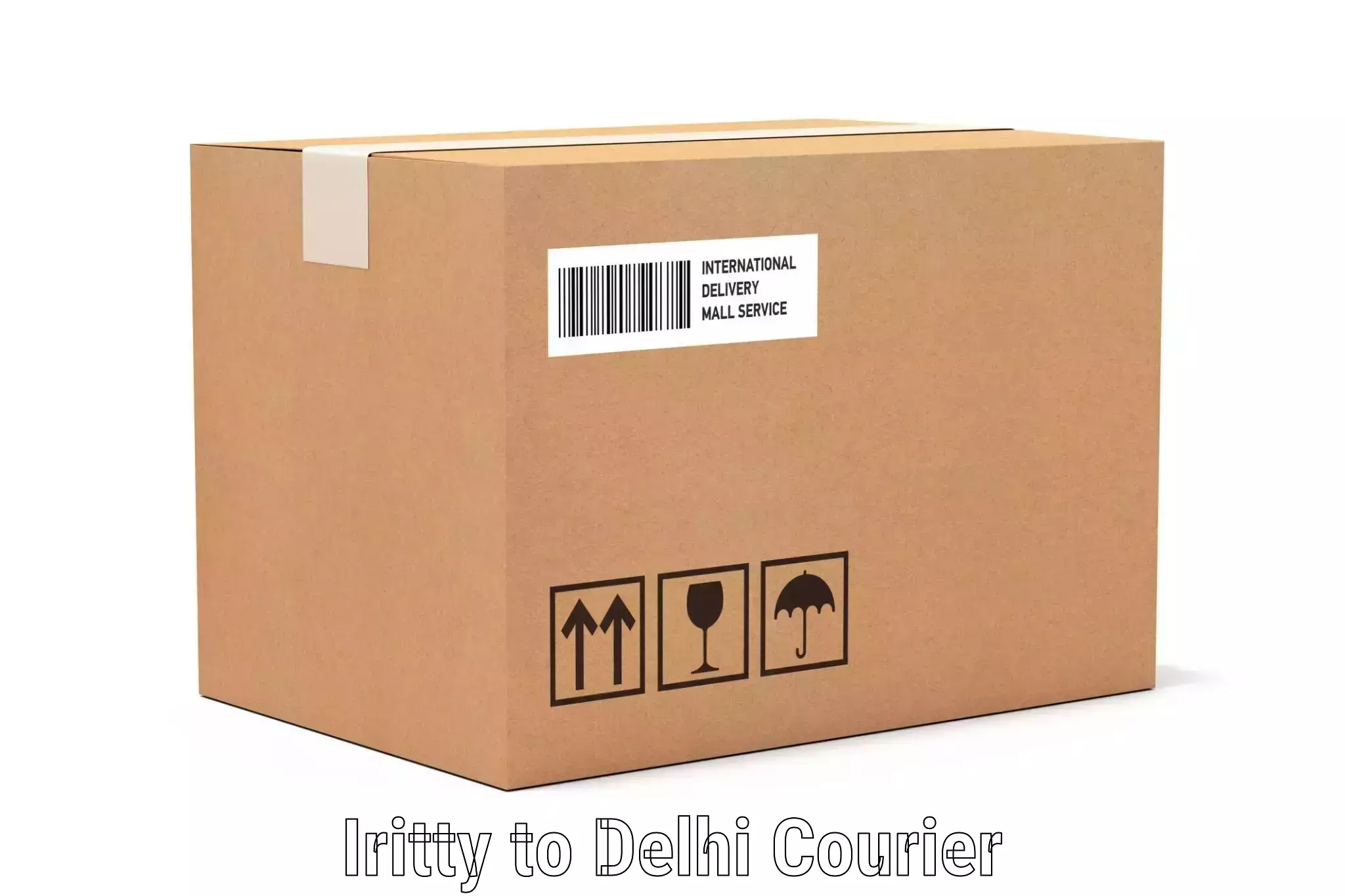 Luggage shipping options Iritty to Sansad Marg