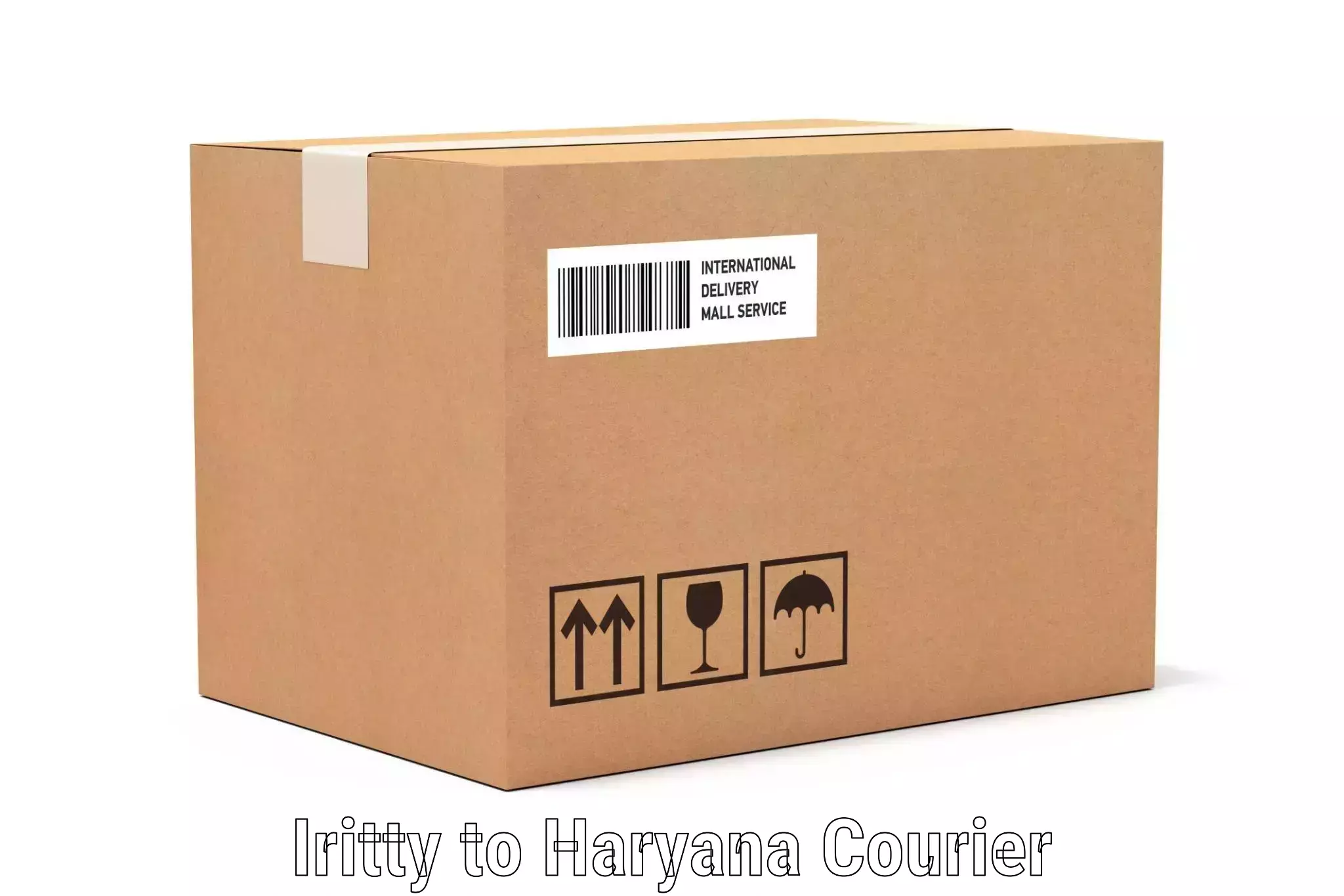 Luggage shipping guide Iritty to Palwal