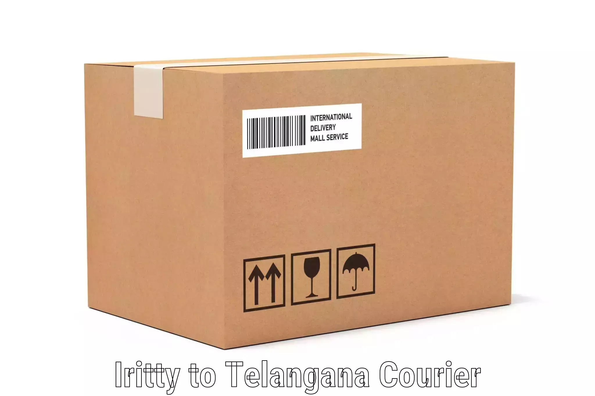 Custom luggage shipping Iritty to Tandur