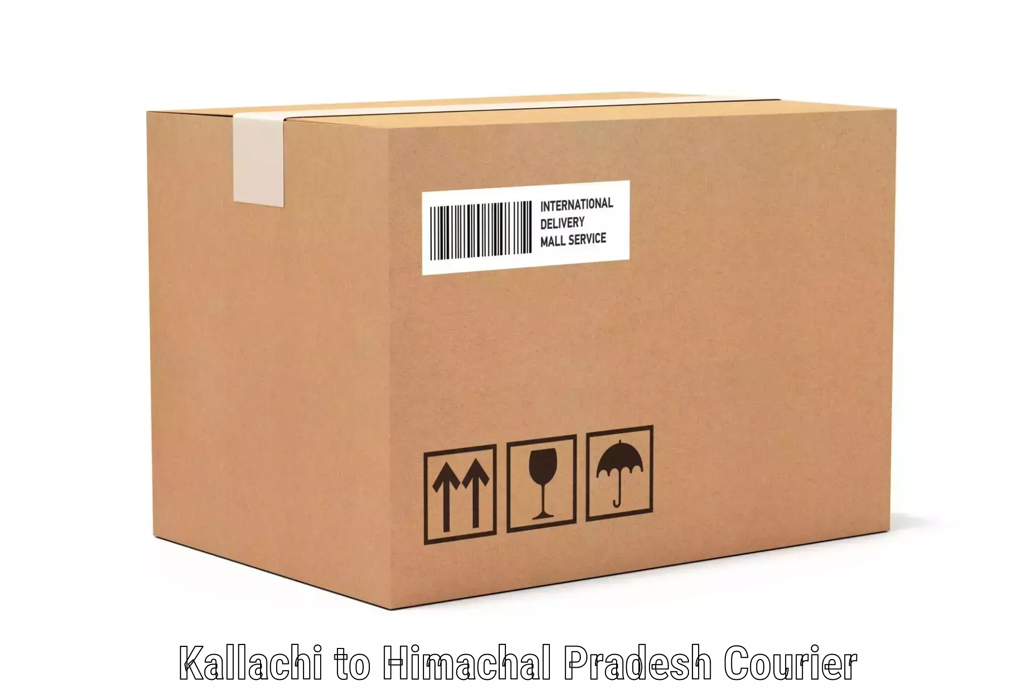 Single item baggage courier Kallachi to Kullu