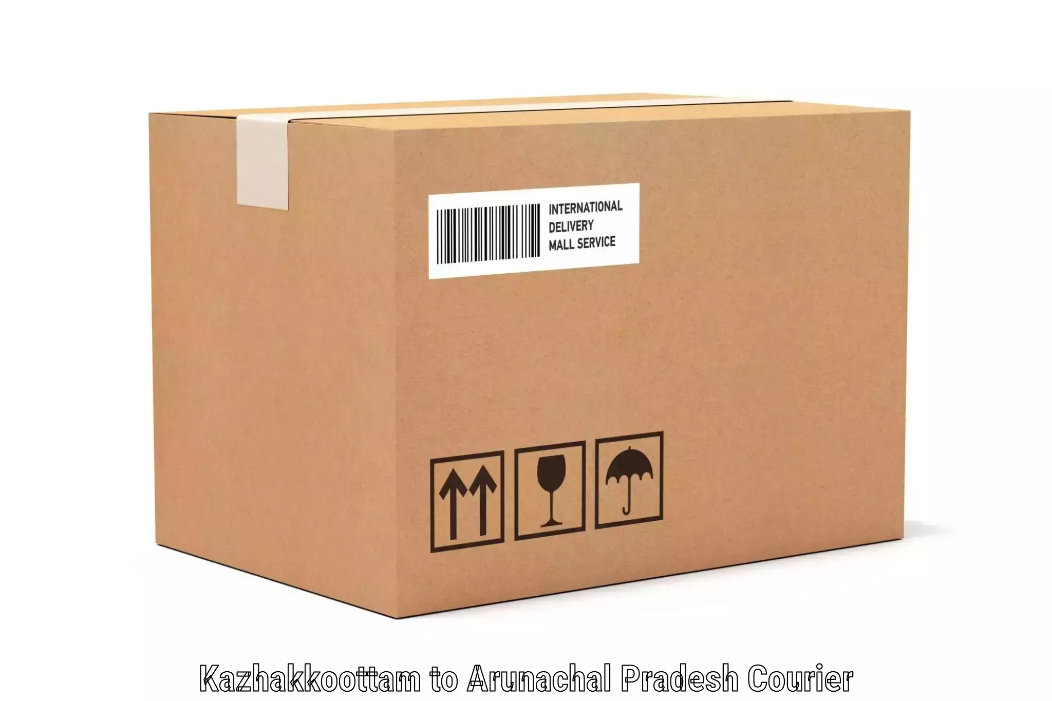 Online luggage shipping booking Kazhakkoottam to Ziro