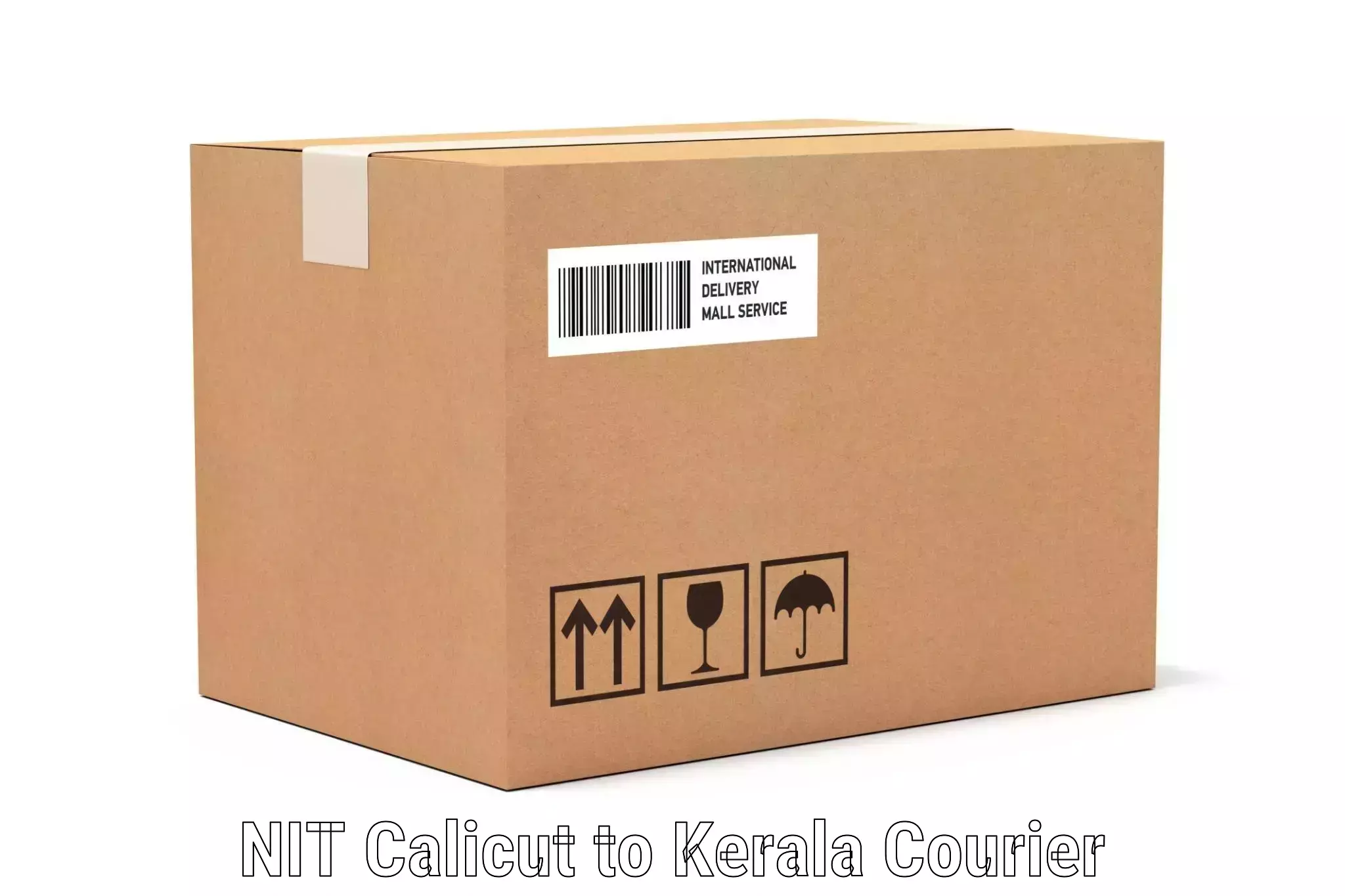 Luggage shipping efficiency in NIT Calicut to Kodungallur
