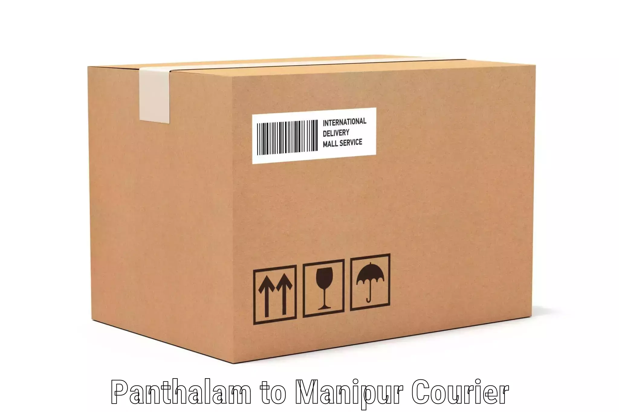 Baggage shipping optimization Panthalam to Manipur