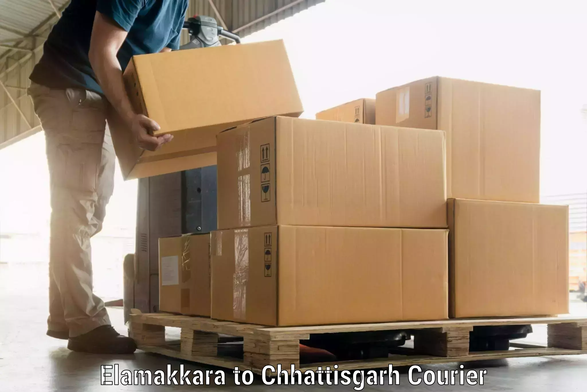 Baggage transport network Elamakkara to Pakhanjur