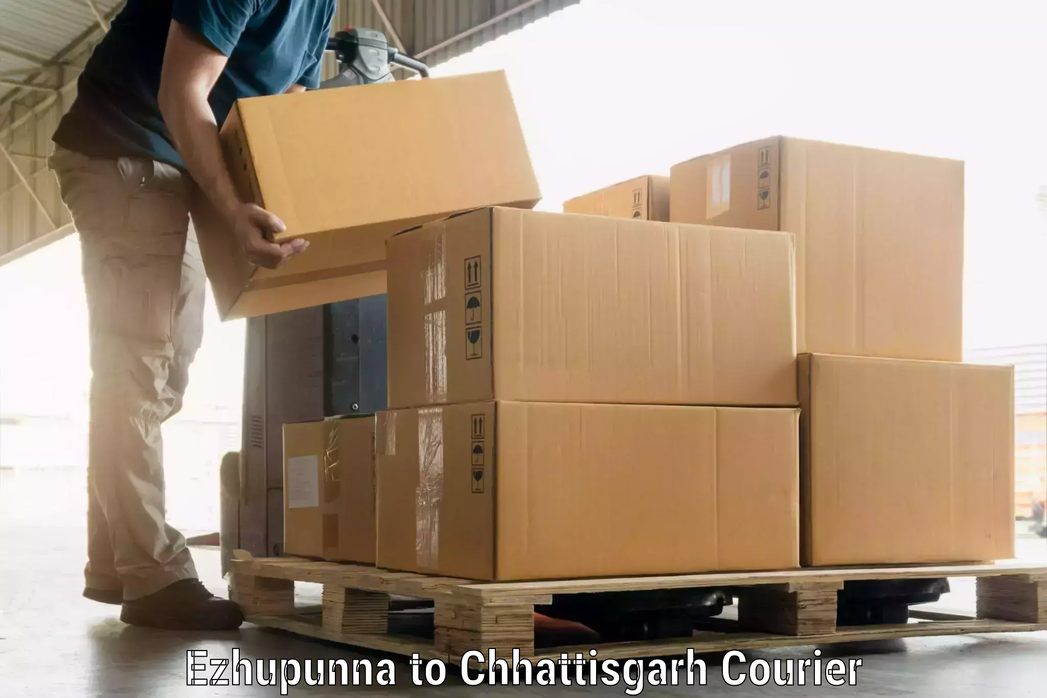 Luggage transport rates calculator Ezhupunna to Jashpur