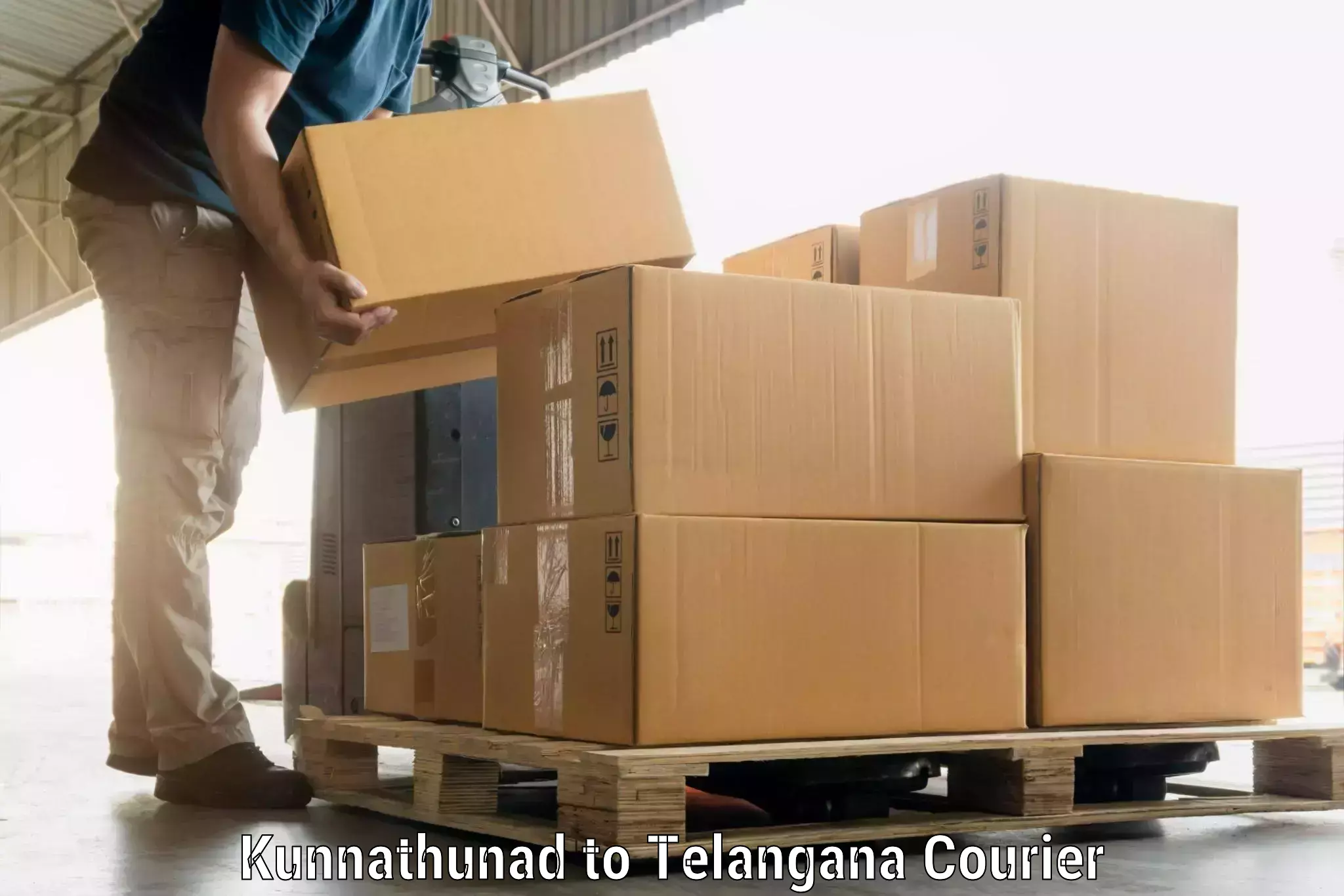 Round trip baggage courier Kunnathunad to Kalwakurthy