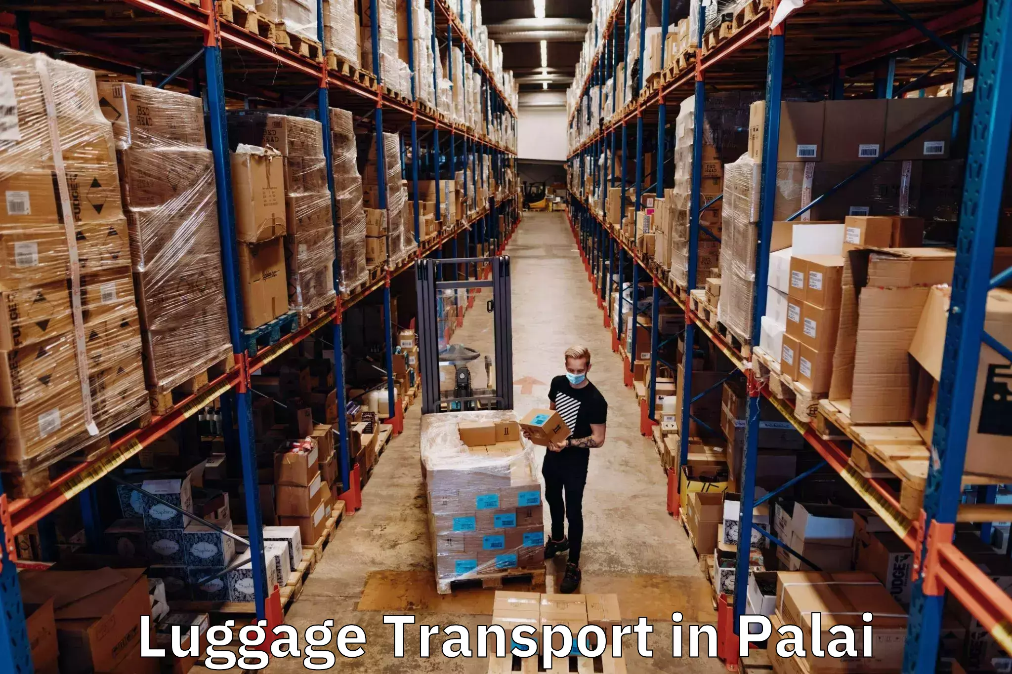 Round trip baggage courier in Palai