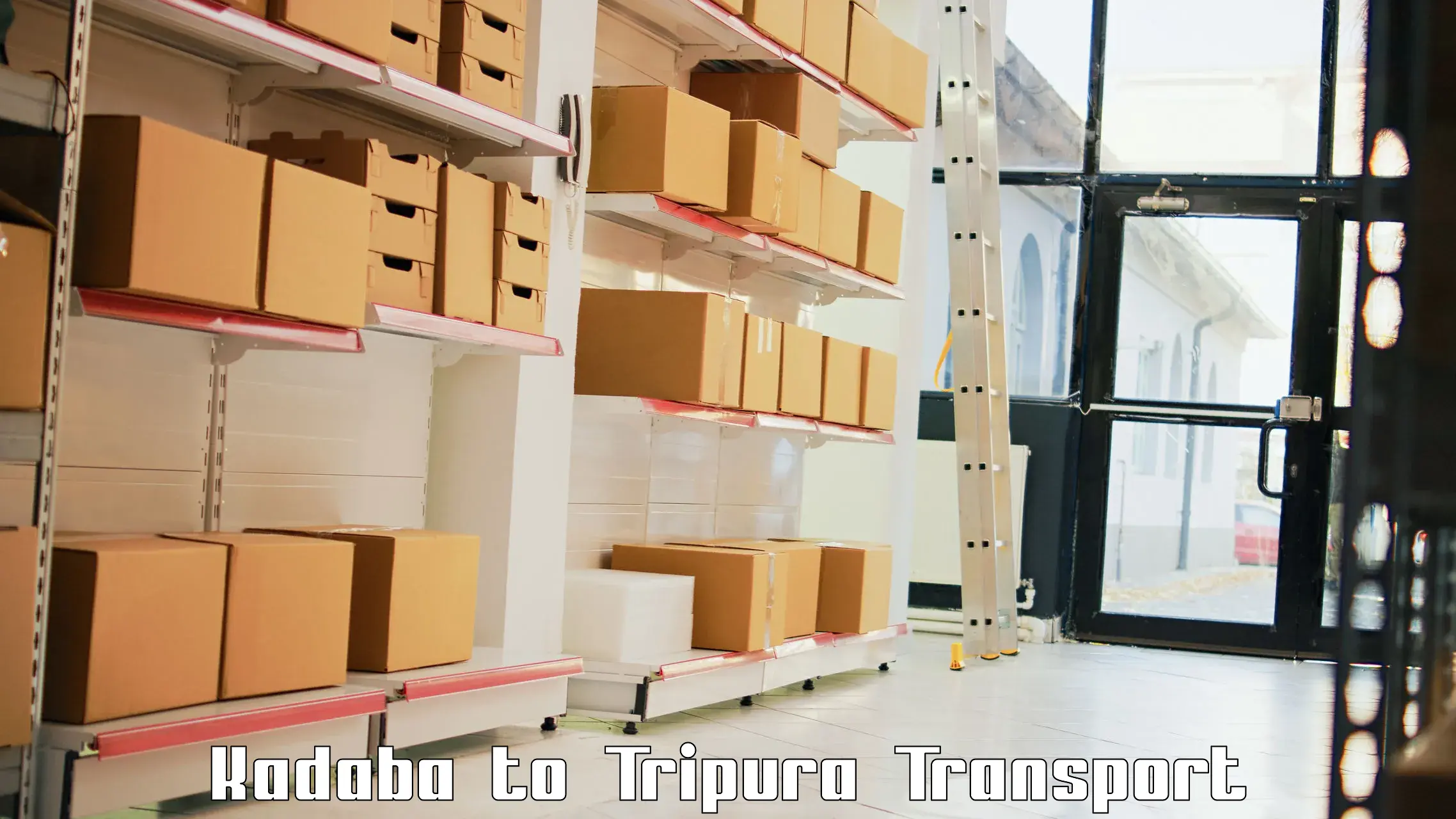 Furniture transport service Kadaba to Udaipur Tripura