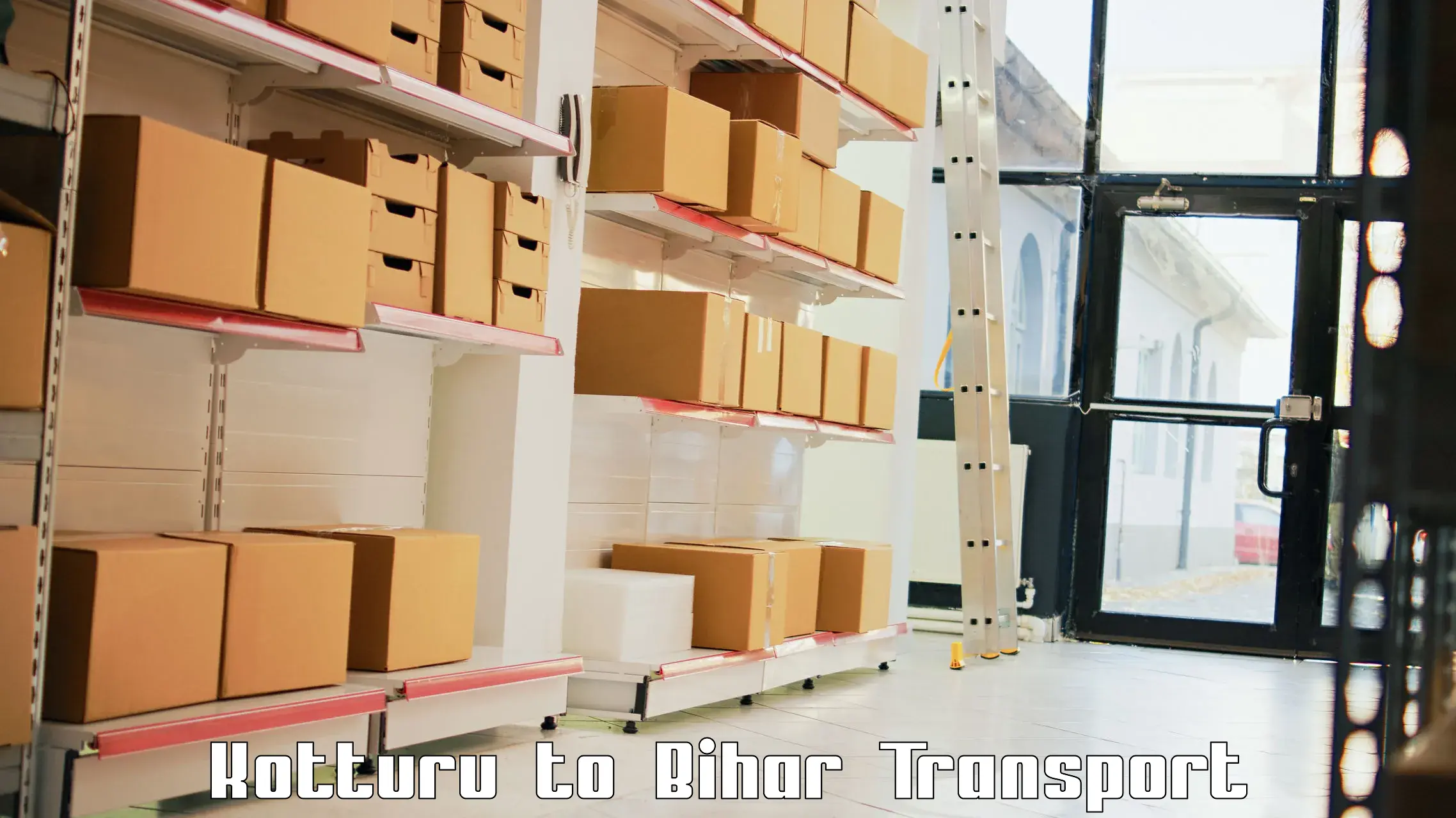 Shipping services in Kotturu to Sahebganj Muzaffarpur