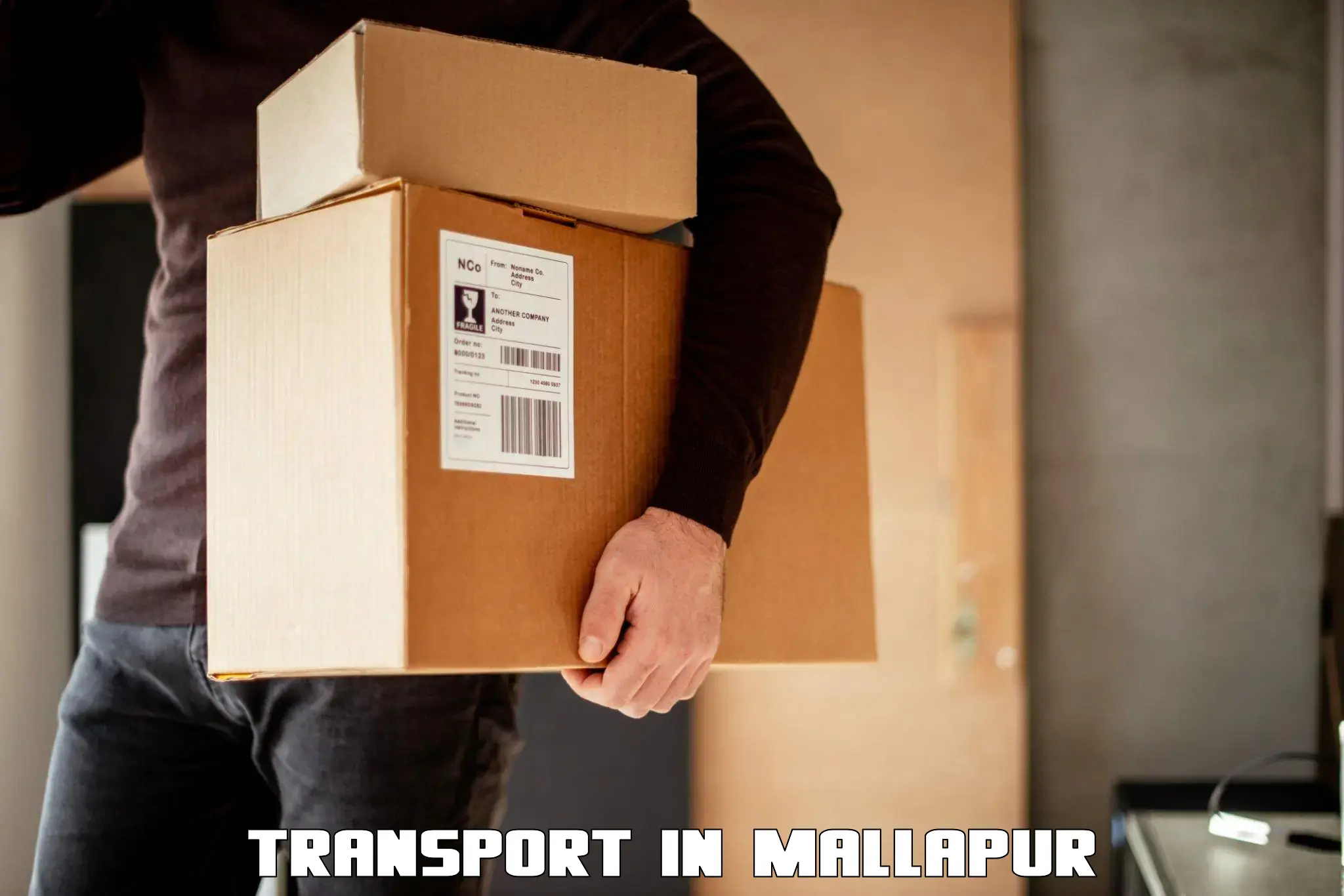 Container transportation services in Mallapur