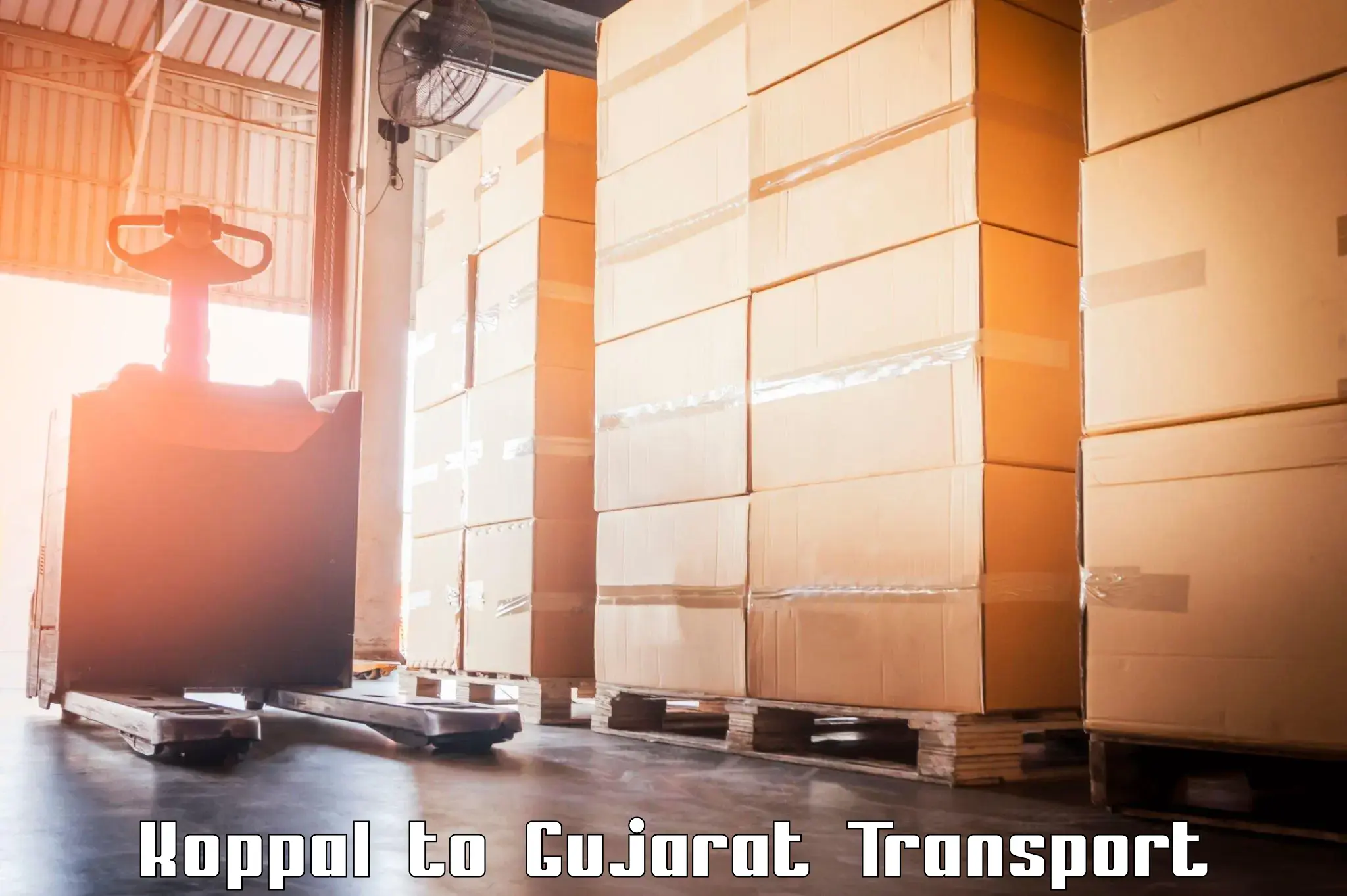 Interstate goods transport Koppal to Nasvadi