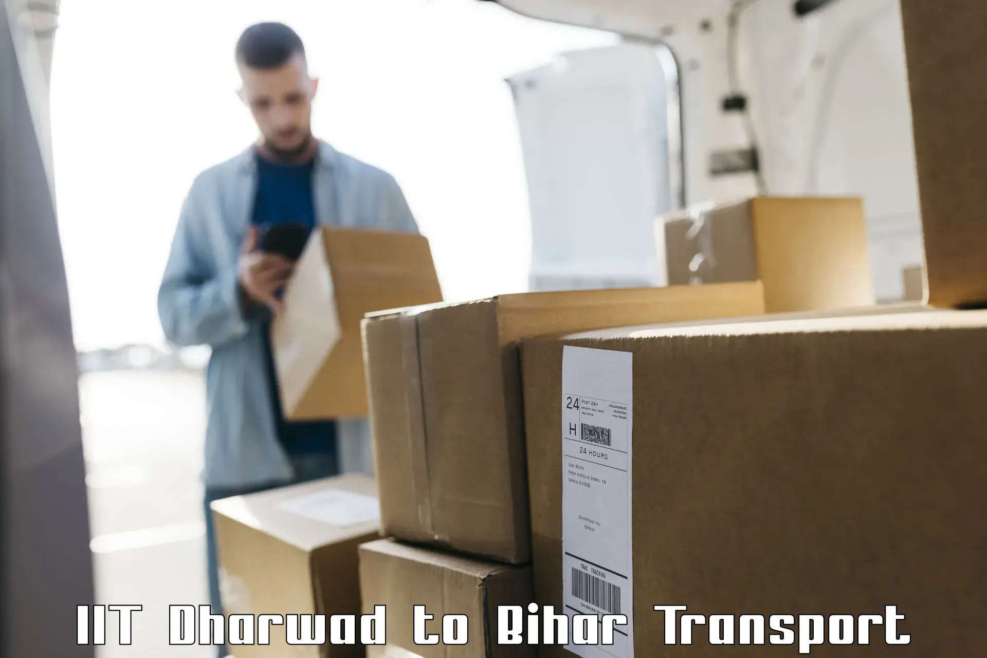 Domestic goods transportation services IIT Dharwad to Sheohar